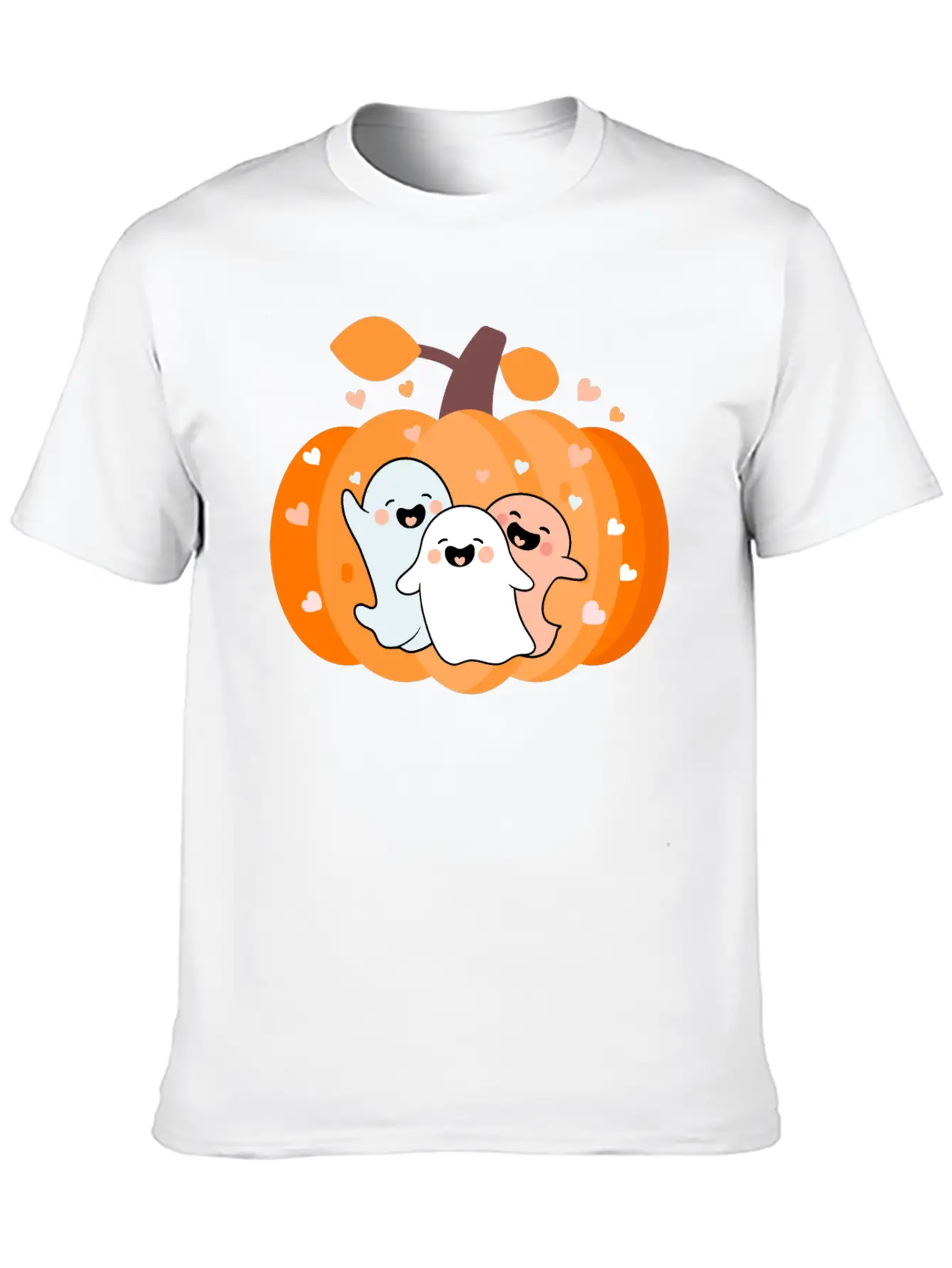 Cute Ghosts Classic Cotton Tee – Unisex Comfort For Any Season