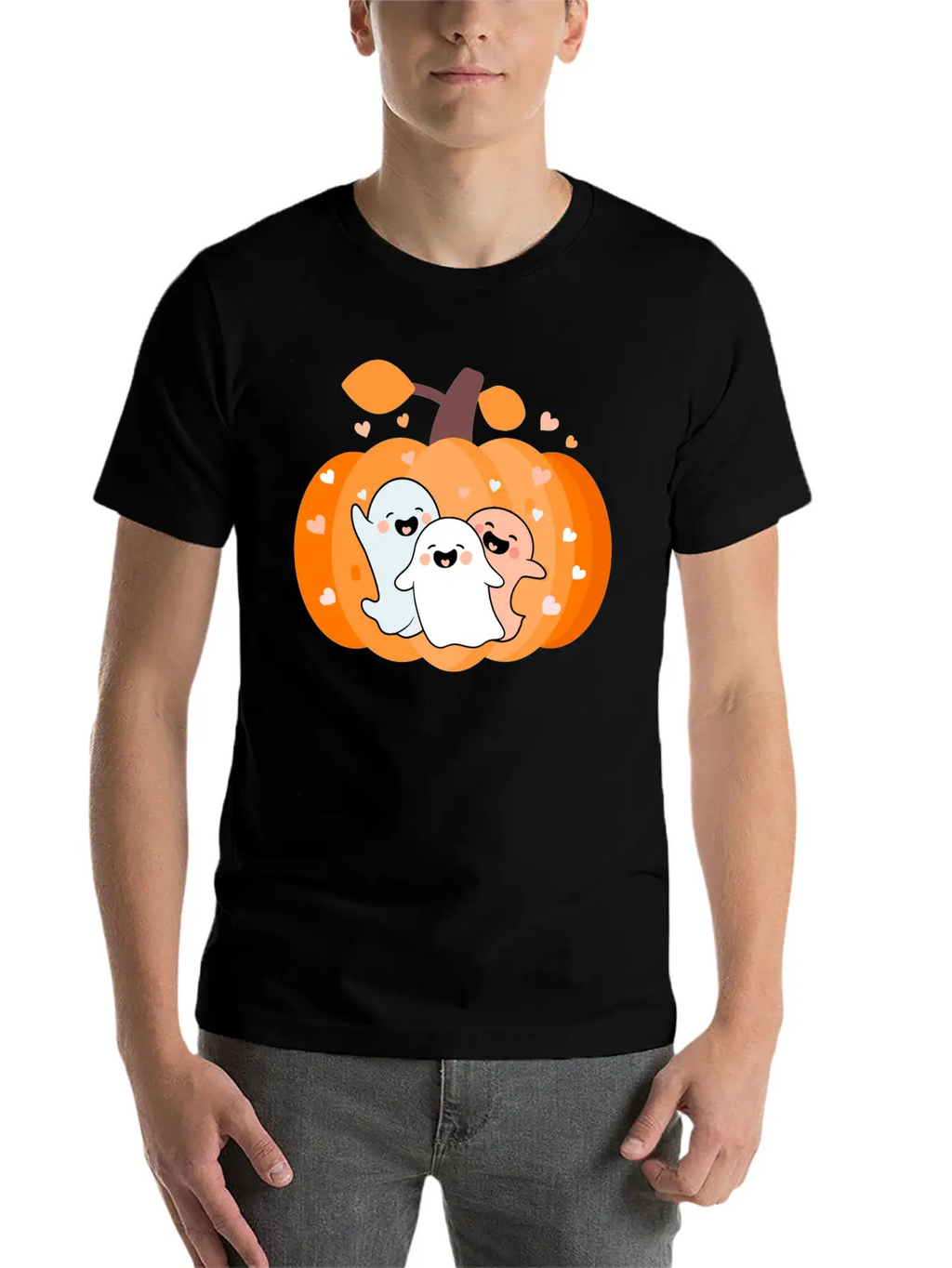 Cute Ghosts Classic Cotton Tee – Unisex Comfort For Any Season