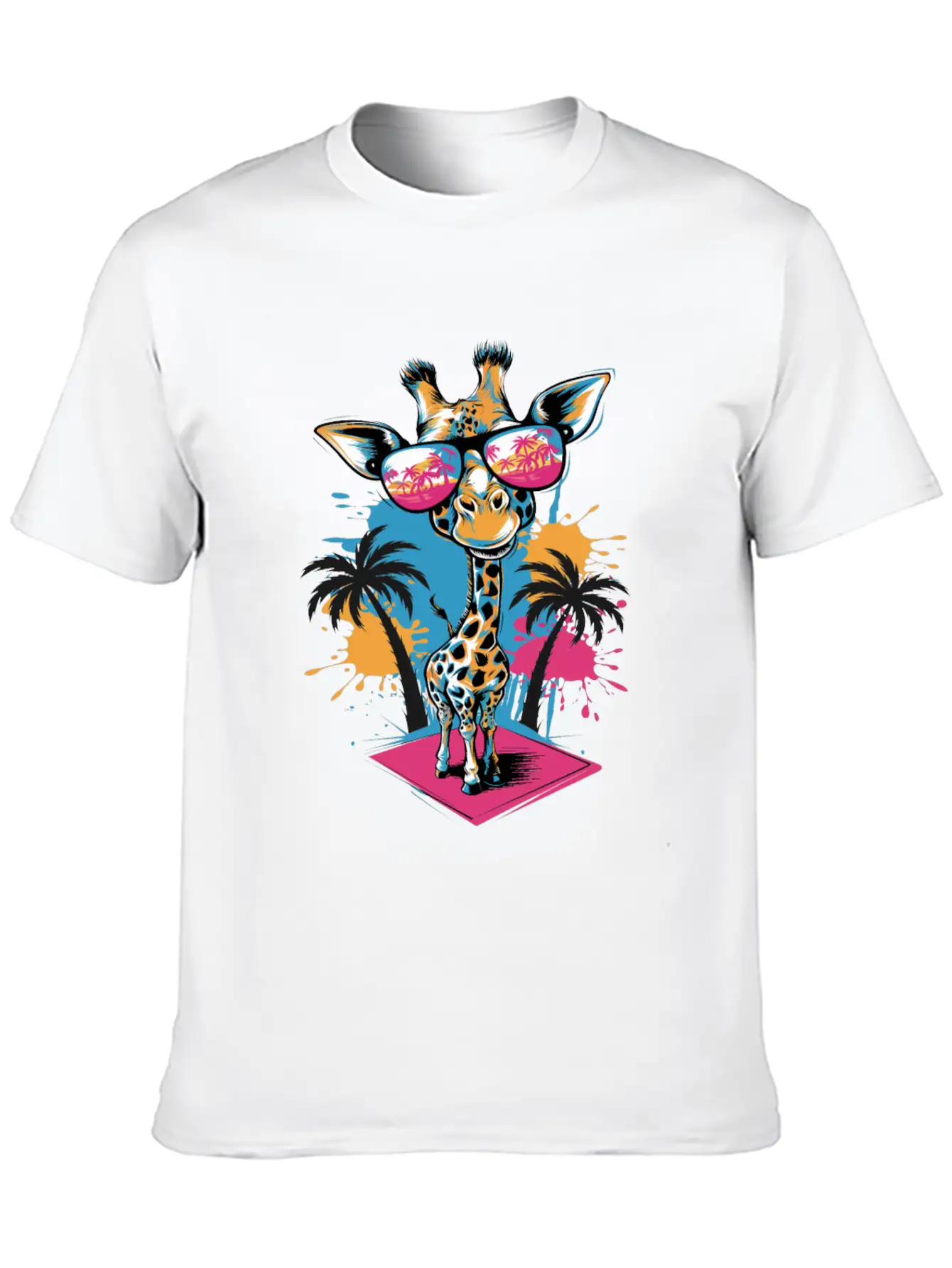 Cute Giraffe For Kids For A Kid Timeless Short Sleeve Tee – Comfy And Minimalist Design