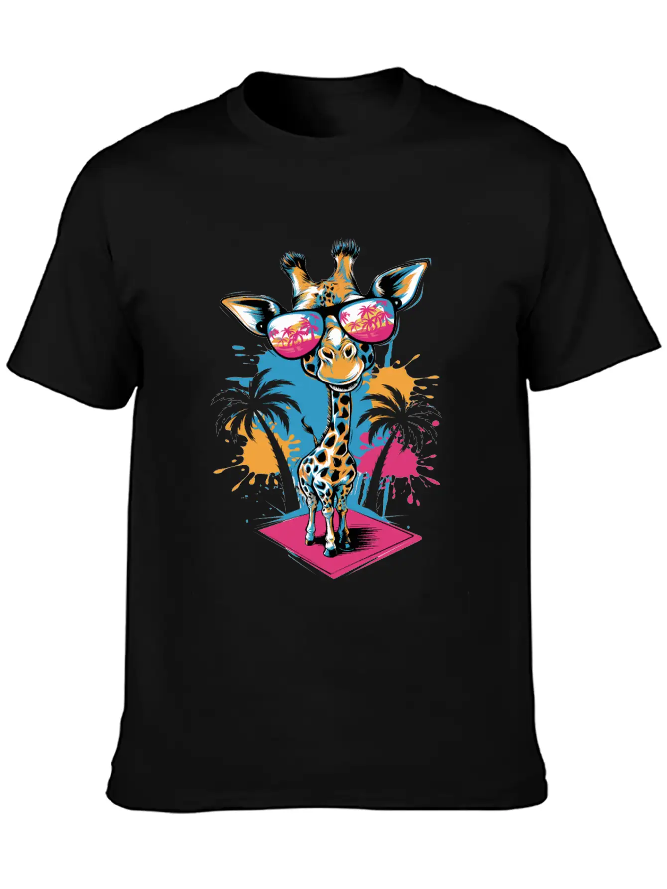 Cute Giraffe For Kids For A Kid Timeless Short Sleeve Tee – Comfy And Minimalist Design