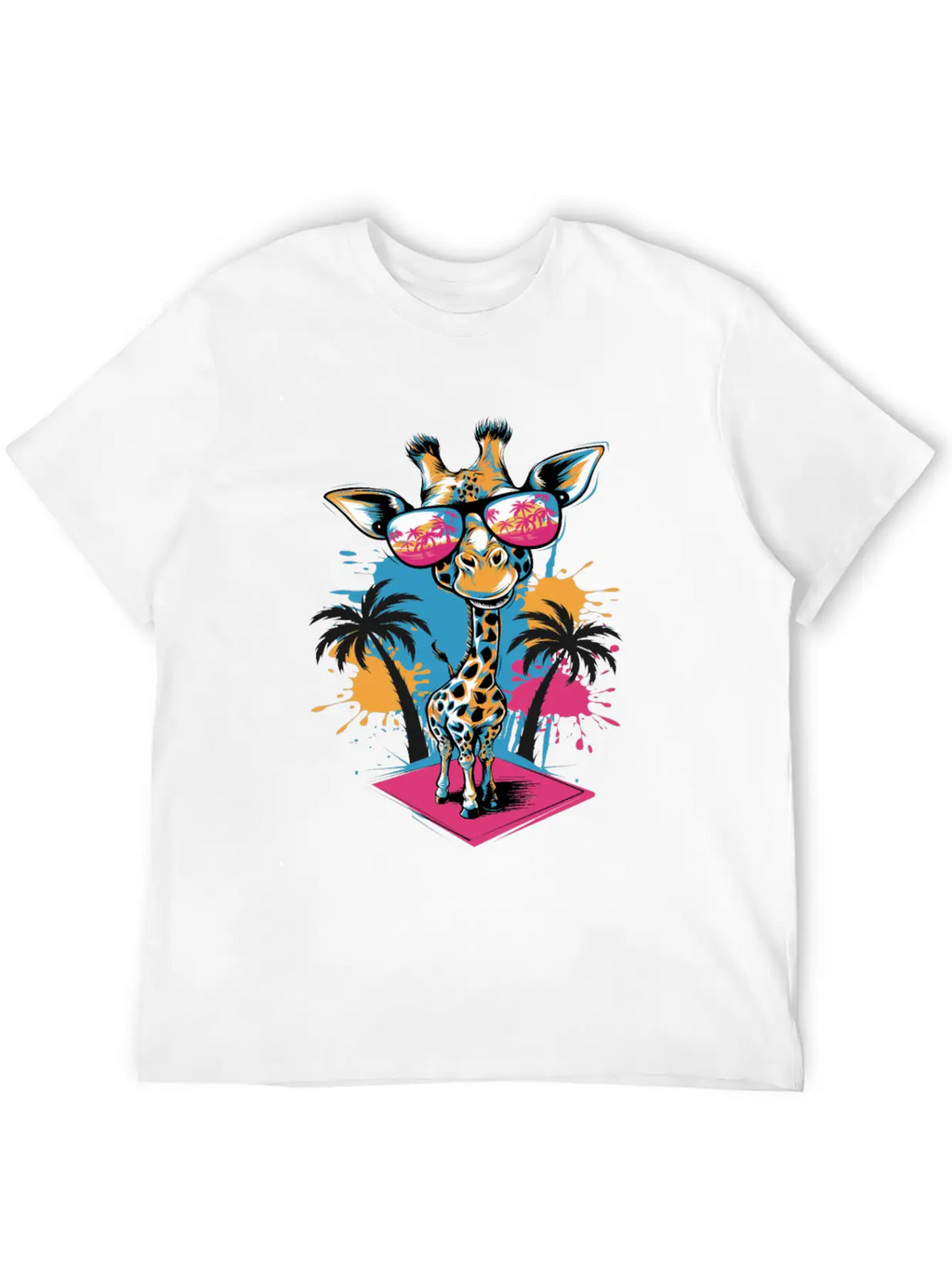 Cute Giraffe For Kids For A Kid Timeless Short Sleeve Tee – Comfy And Minimalist Design