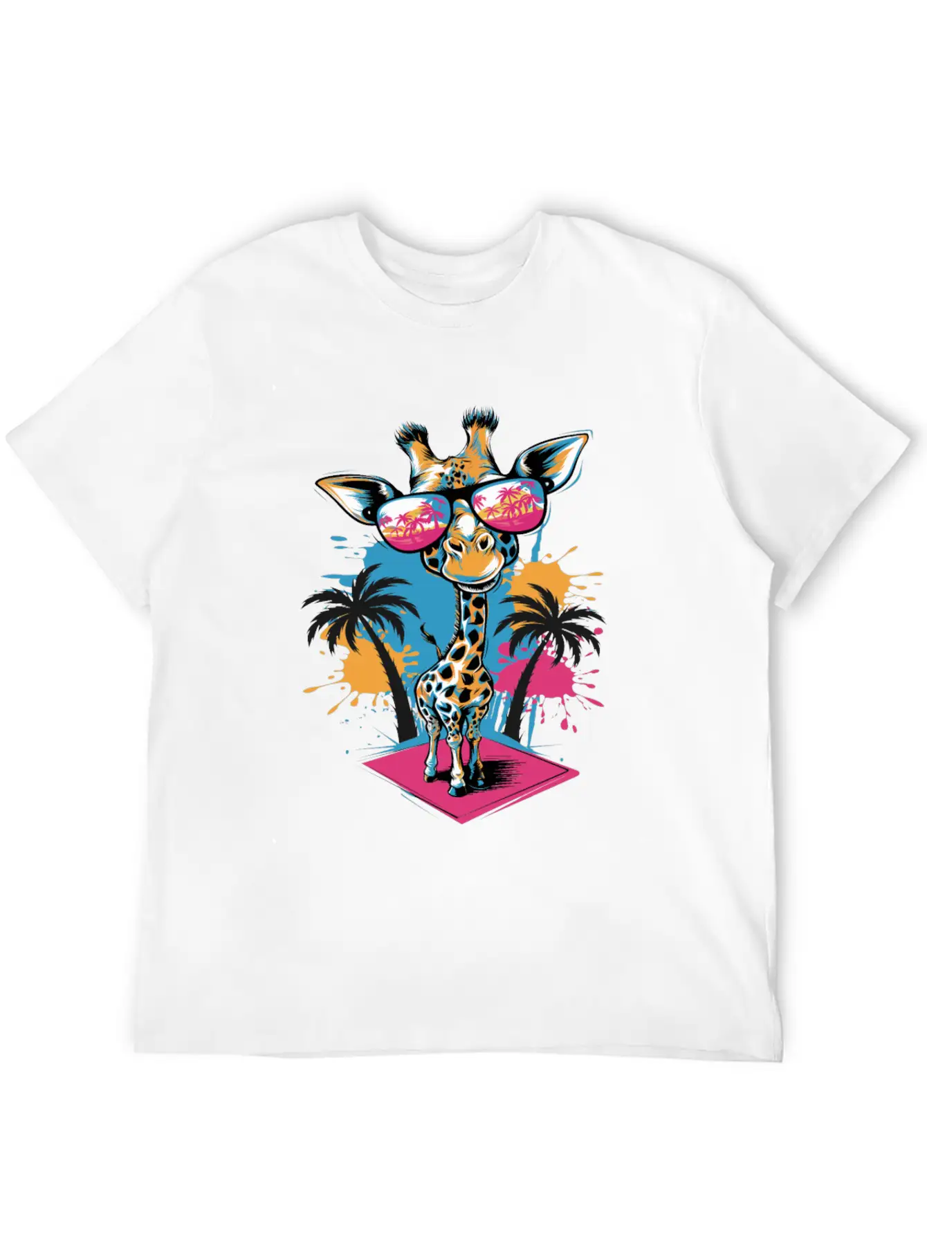 Cute Giraffe For Kids For A Kid Timeless Short Sleeve Tee – Comfy And Minimalist Design