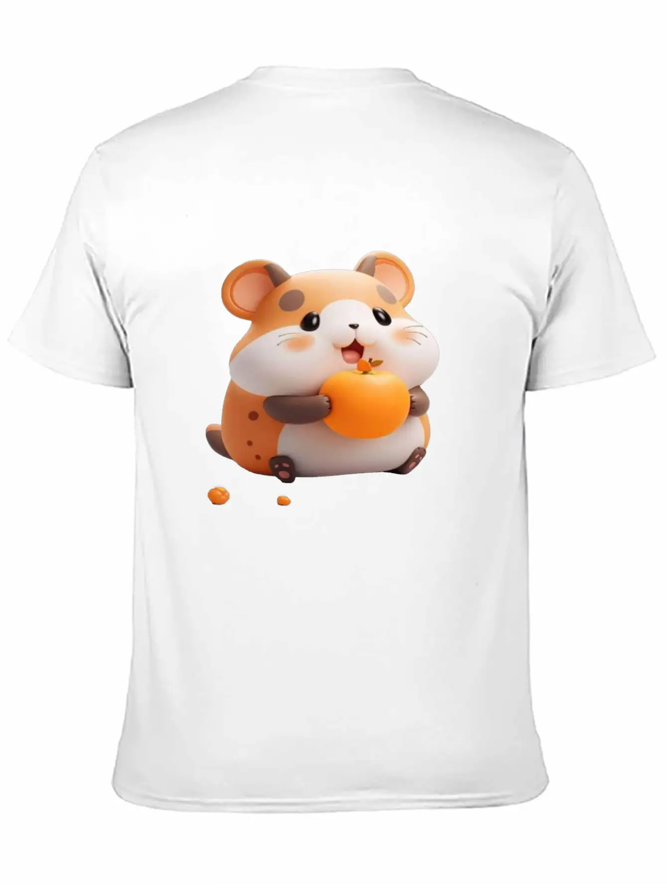 Cute Hamster Stylish Everyday T-Shirt – Unisex Basic Cotton Tee
