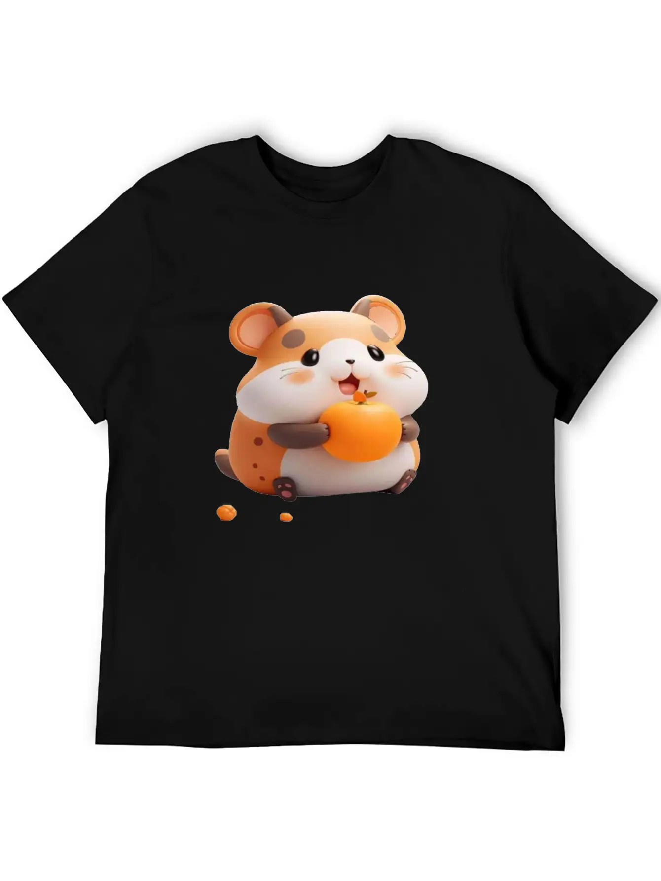 Cute Hamster Stylish Everyday T-Shirt – Unisex Basic Cotton Tee