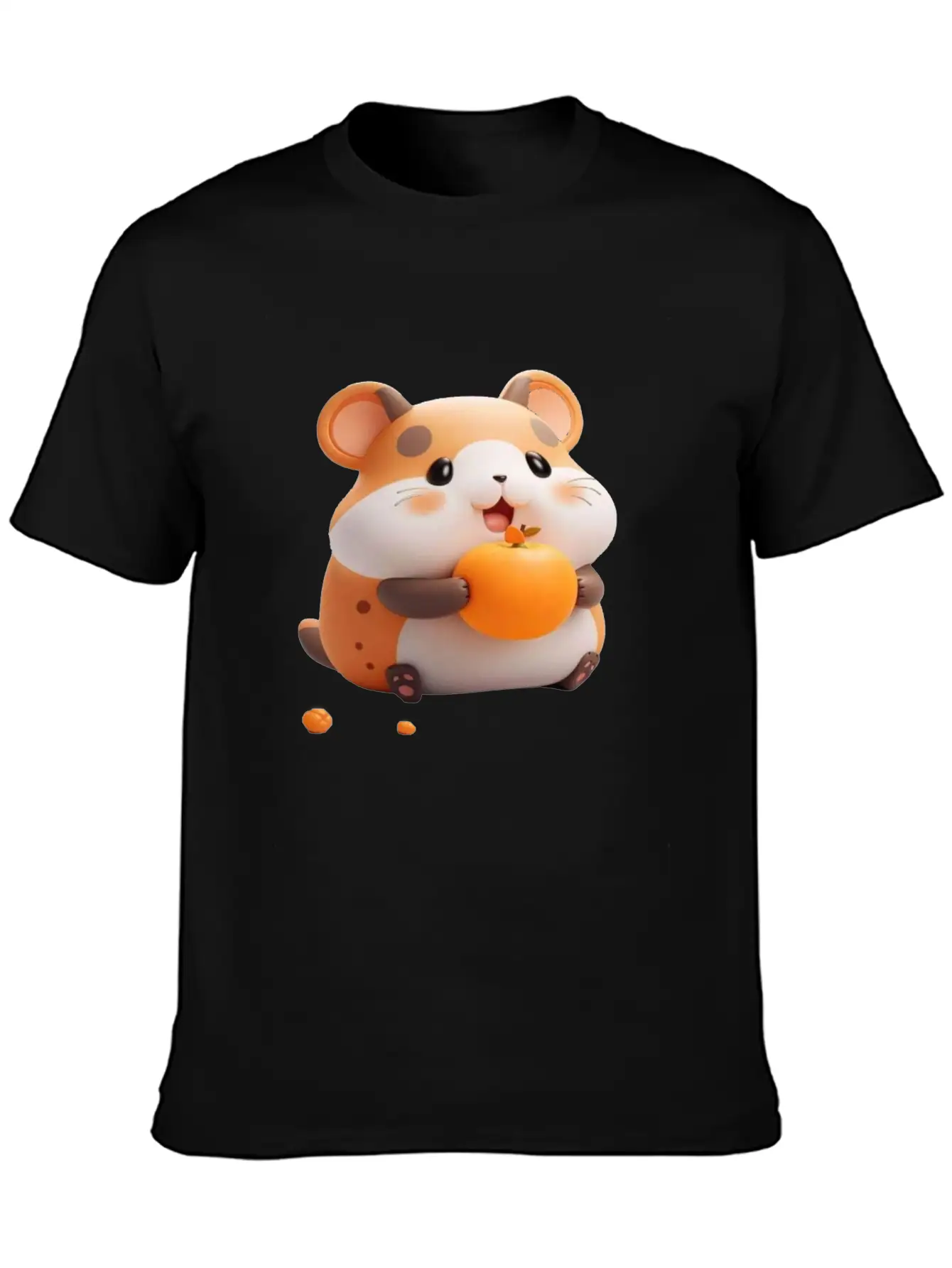 Cute Hamster Stylish Everyday T-Shirt – Unisex Basic Cotton Tee