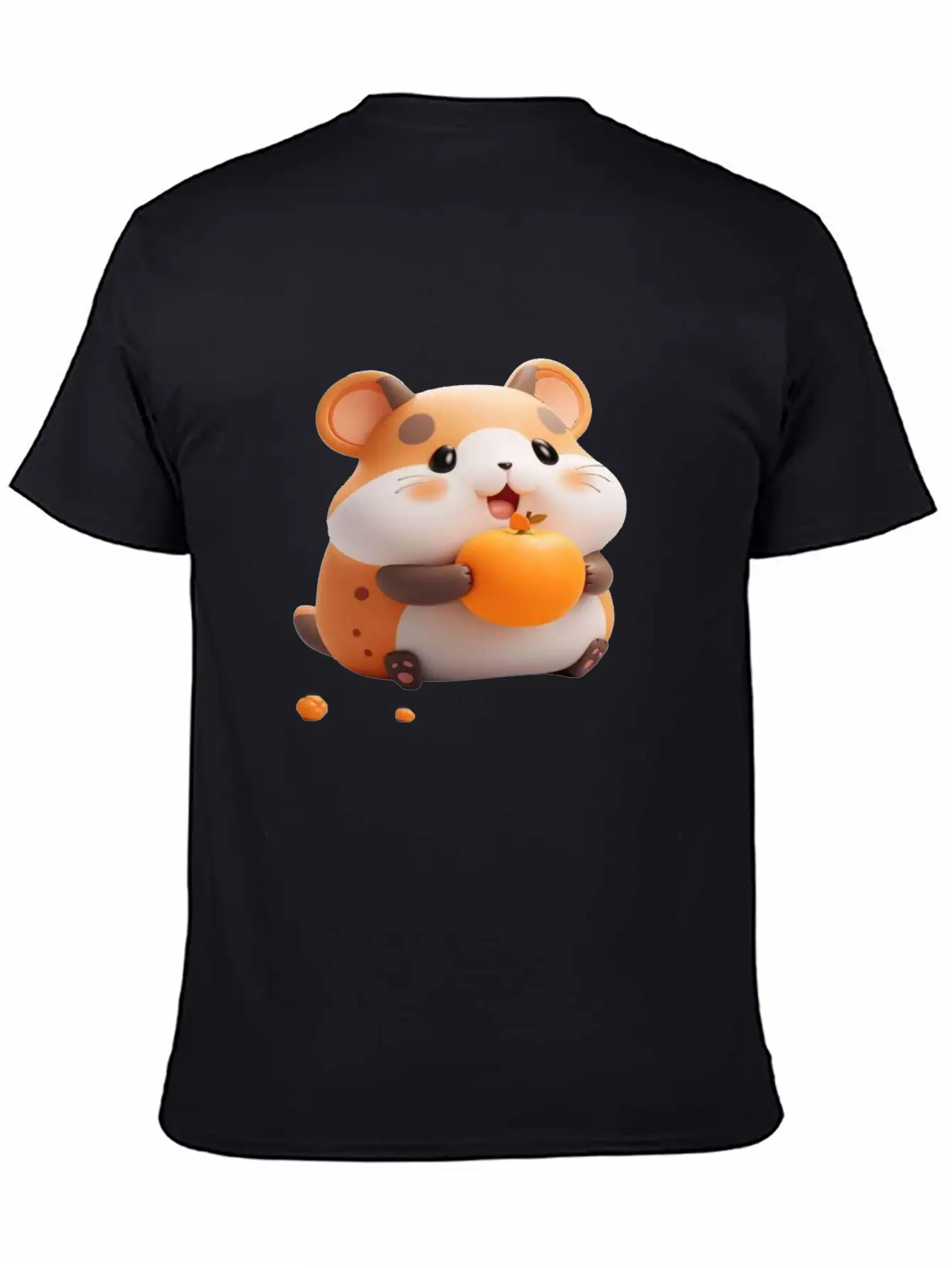 Cute Hamster Stylish Everyday T-Shirt – Unisex Basic Cotton Tee