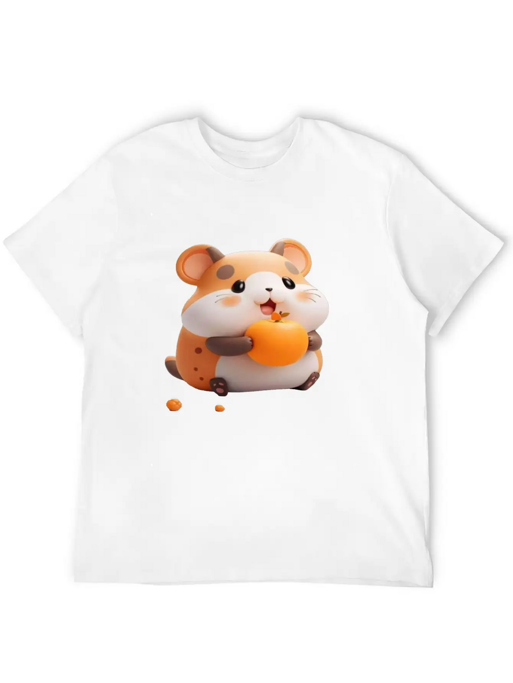 Cute Hamster Stylish Everyday T-Shirt – Unisex Basic Cotton Tee