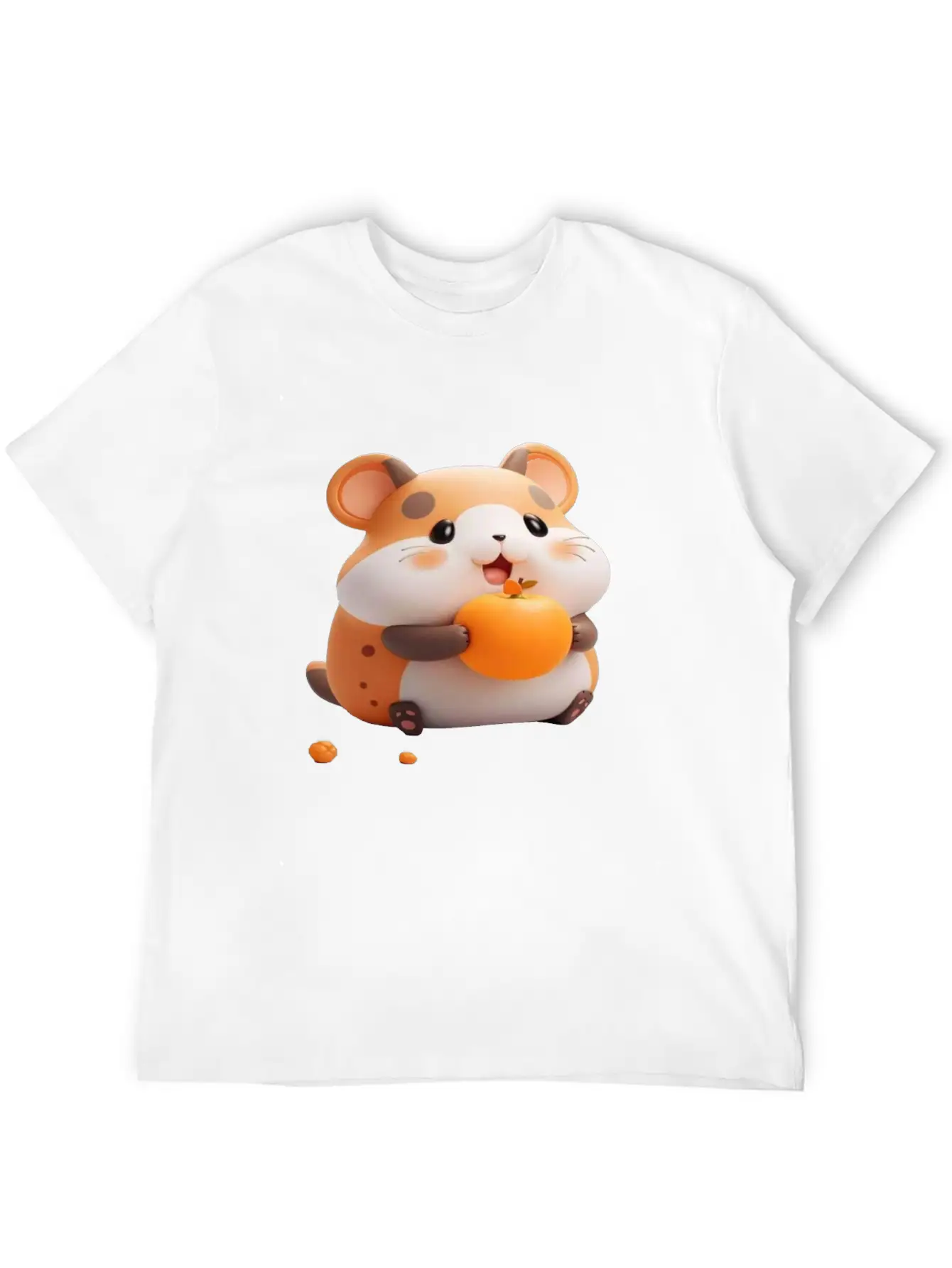 Cute Hamster Stylish Everyday T-Shirt – Unisex Basic Cotton Tee