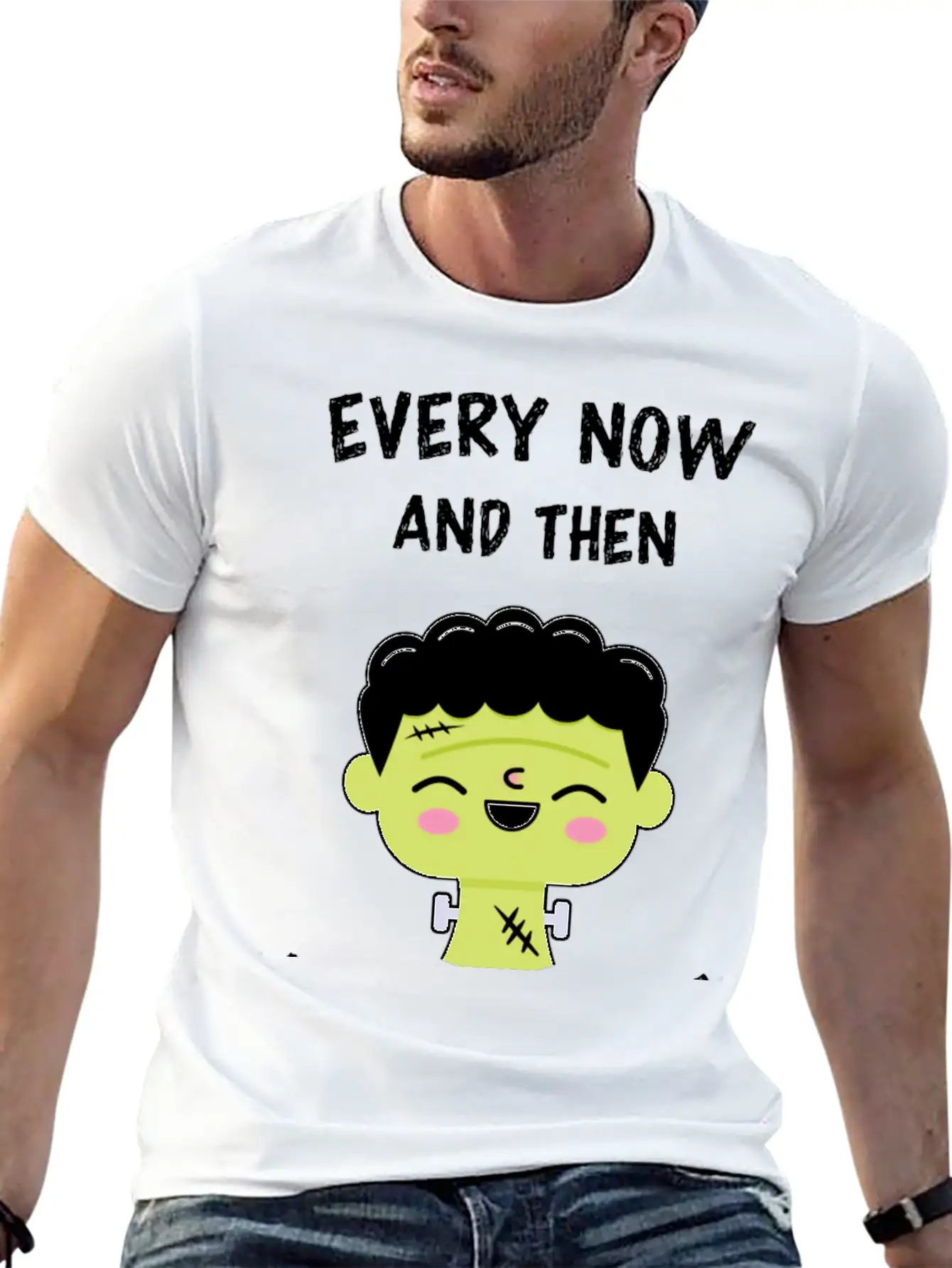 Cute Kawaii Monster Relaxed Everyday Tee – Lightweight And Durable Cotton