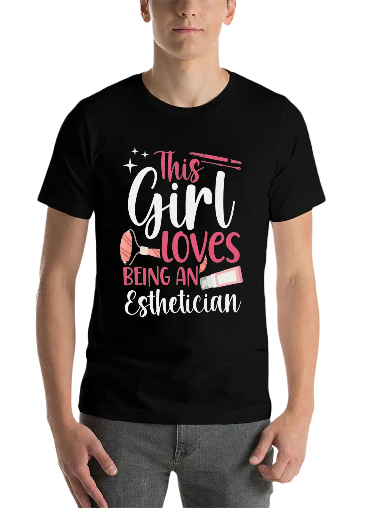 Cute Licensed Esthetician Skincare Timeless Short Sleeve Tee – Comfy And Minimalist Design