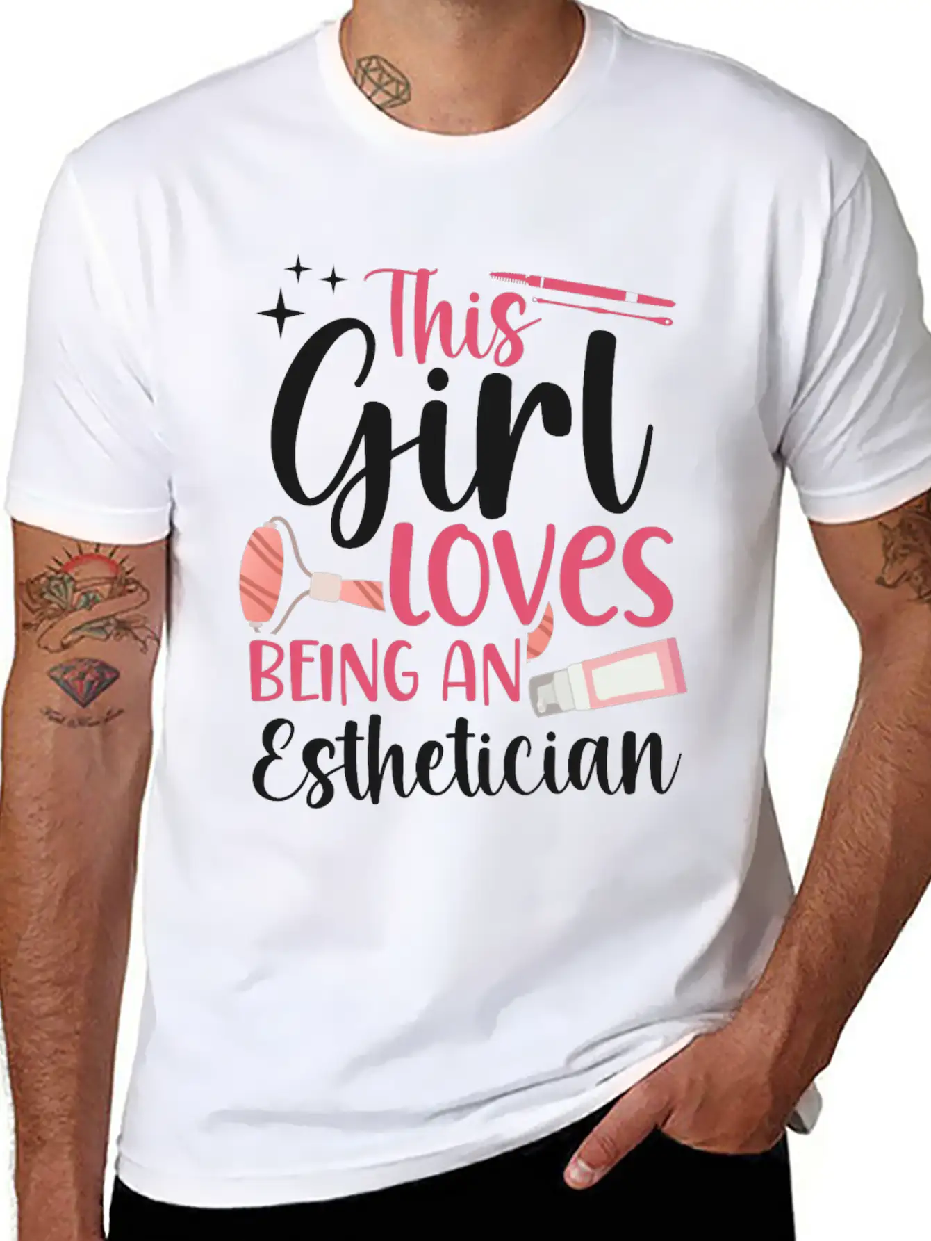 Cute Licensed Esthetician Skincare Timeless Short Sleeve Tee – Comfy And Minimalist Design
