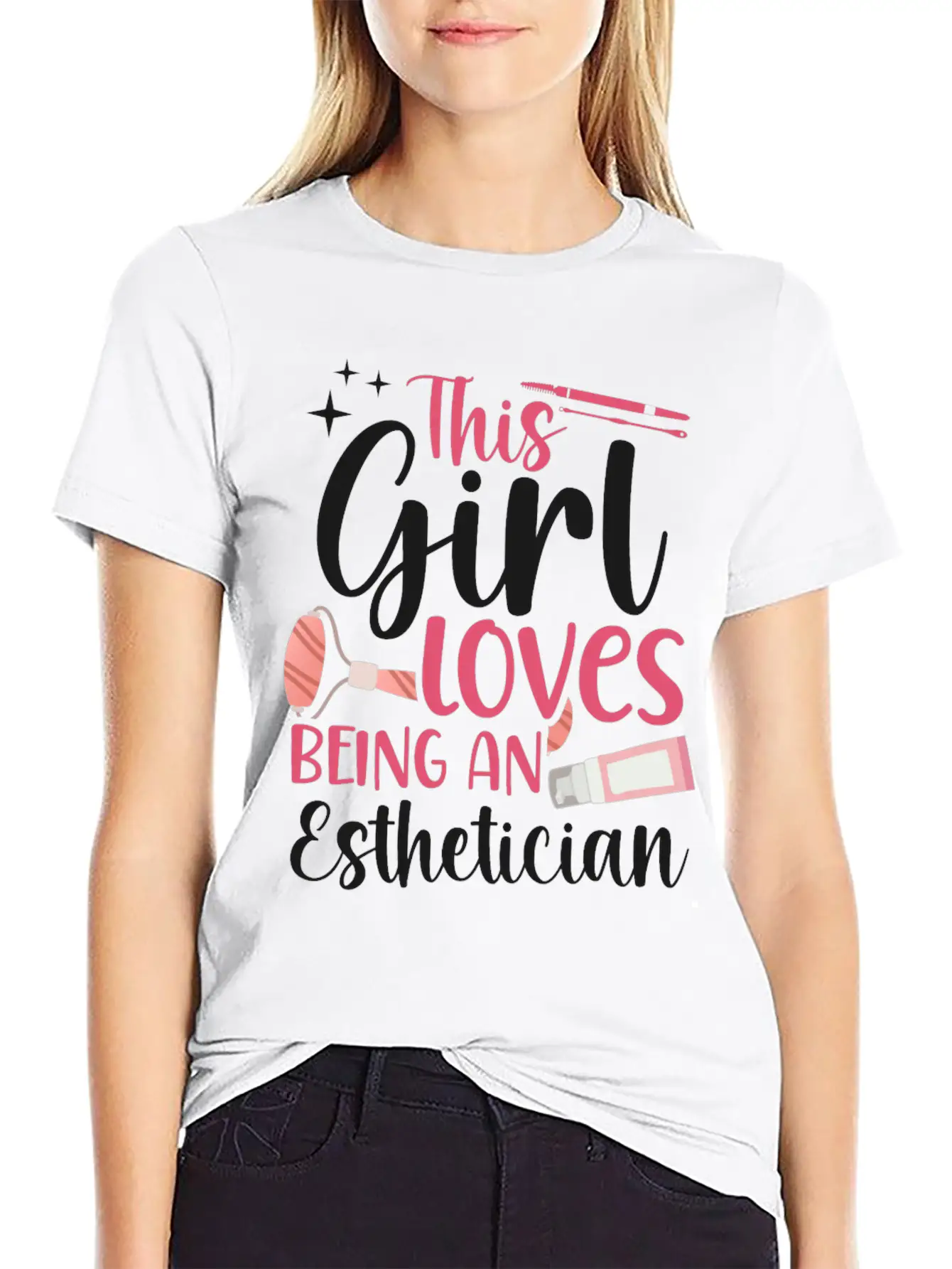 Cute Licensed Esthetician Skincare Timeless Short Sleeve Tee – Comfy And Minimalist Design