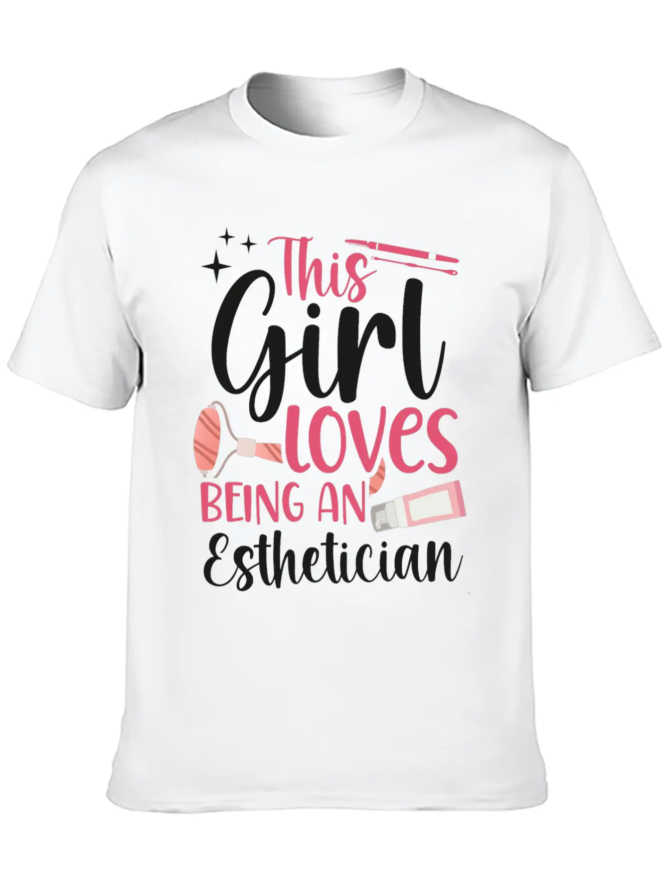 Cute Licensed Esthetician Skincare Timeless Short Sleeve Tee – Comfy And Minimalist Design