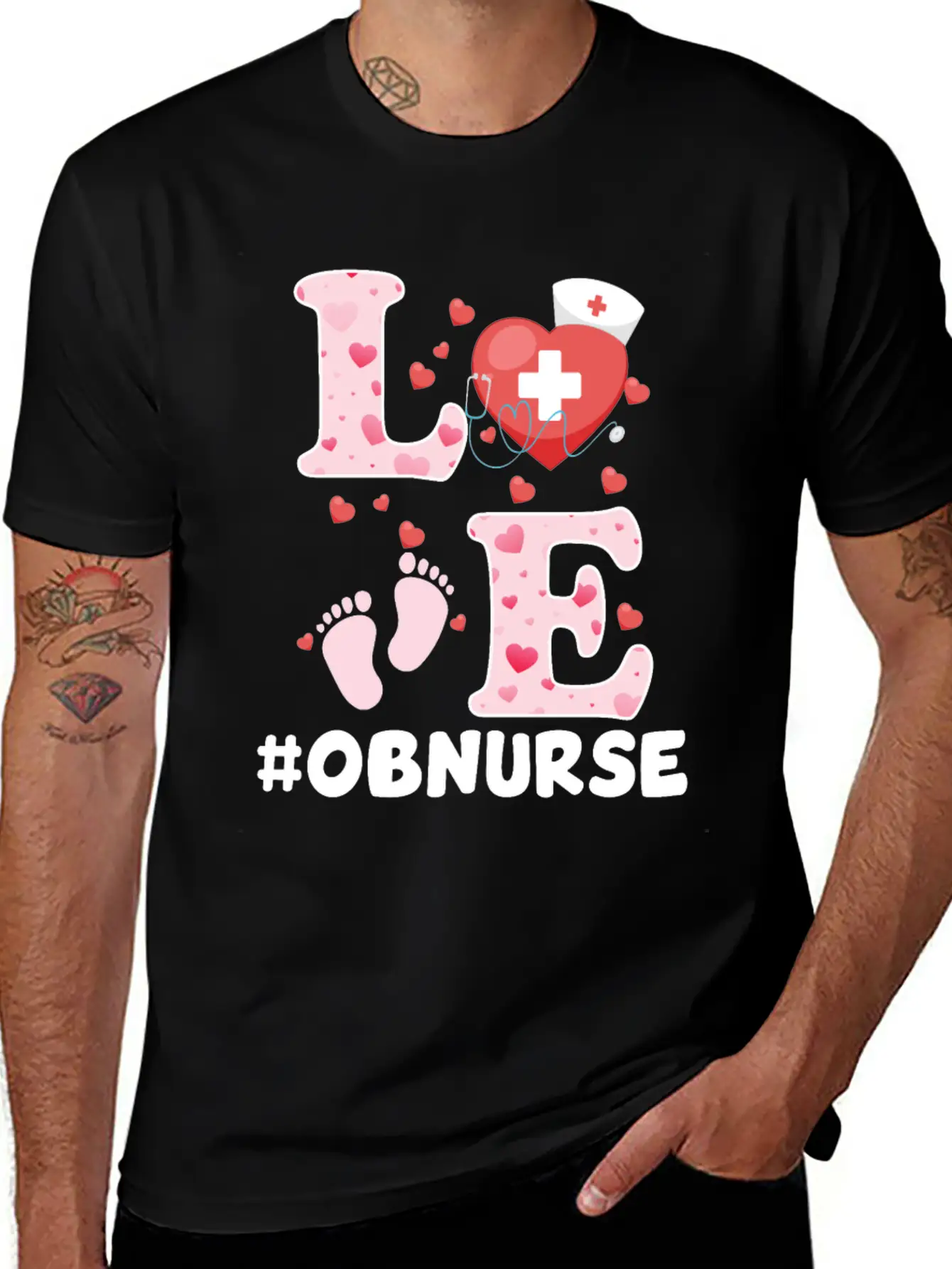 Cute OB Nurse Valentines Day Costume Essential Unisex Summer Tee – Soft Cotton Casual Fit