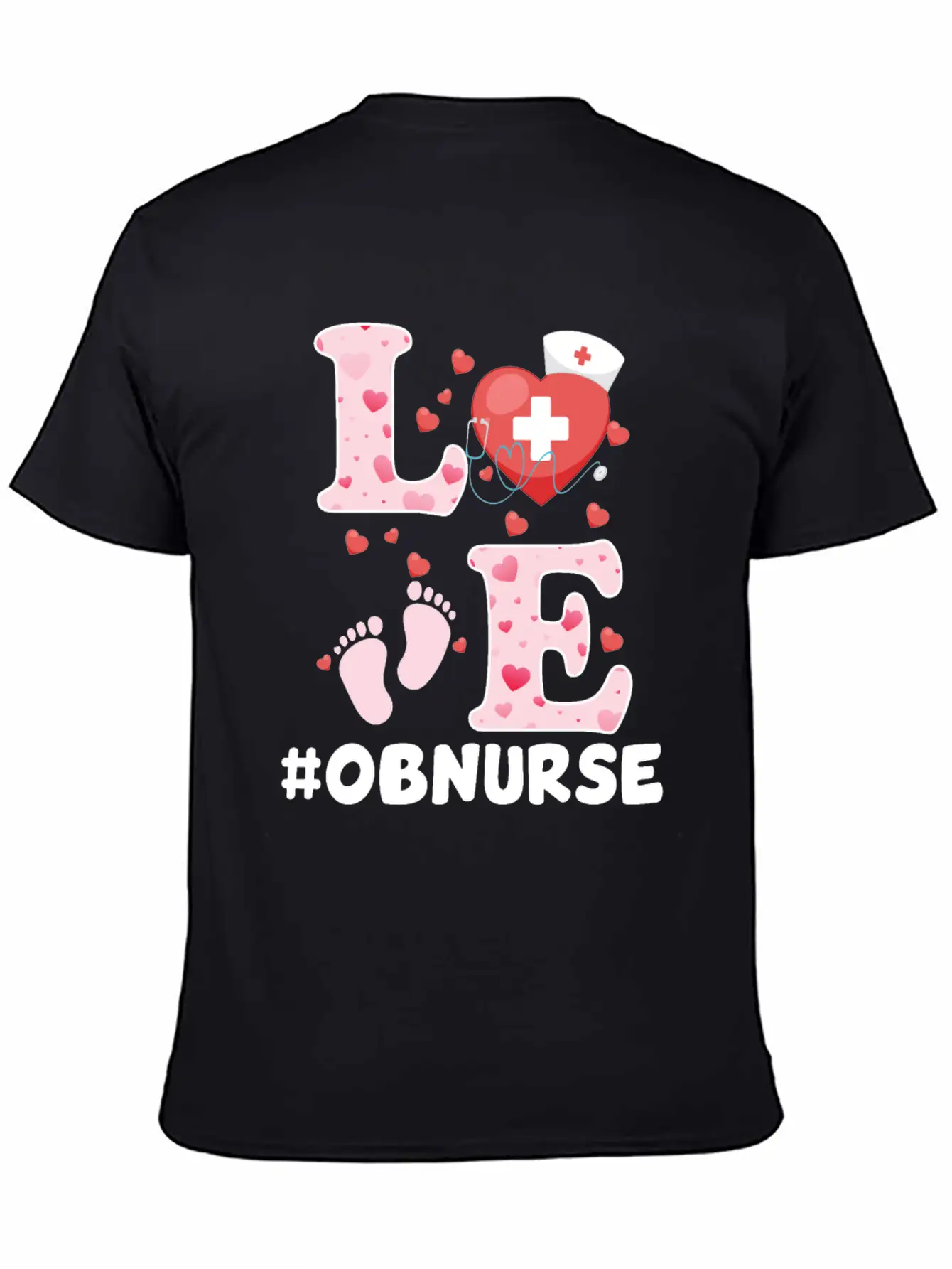 Cute OB Nurse Valentines Day Costume Essential Unisex Summer Tee – Soft Cotton Casual Fit