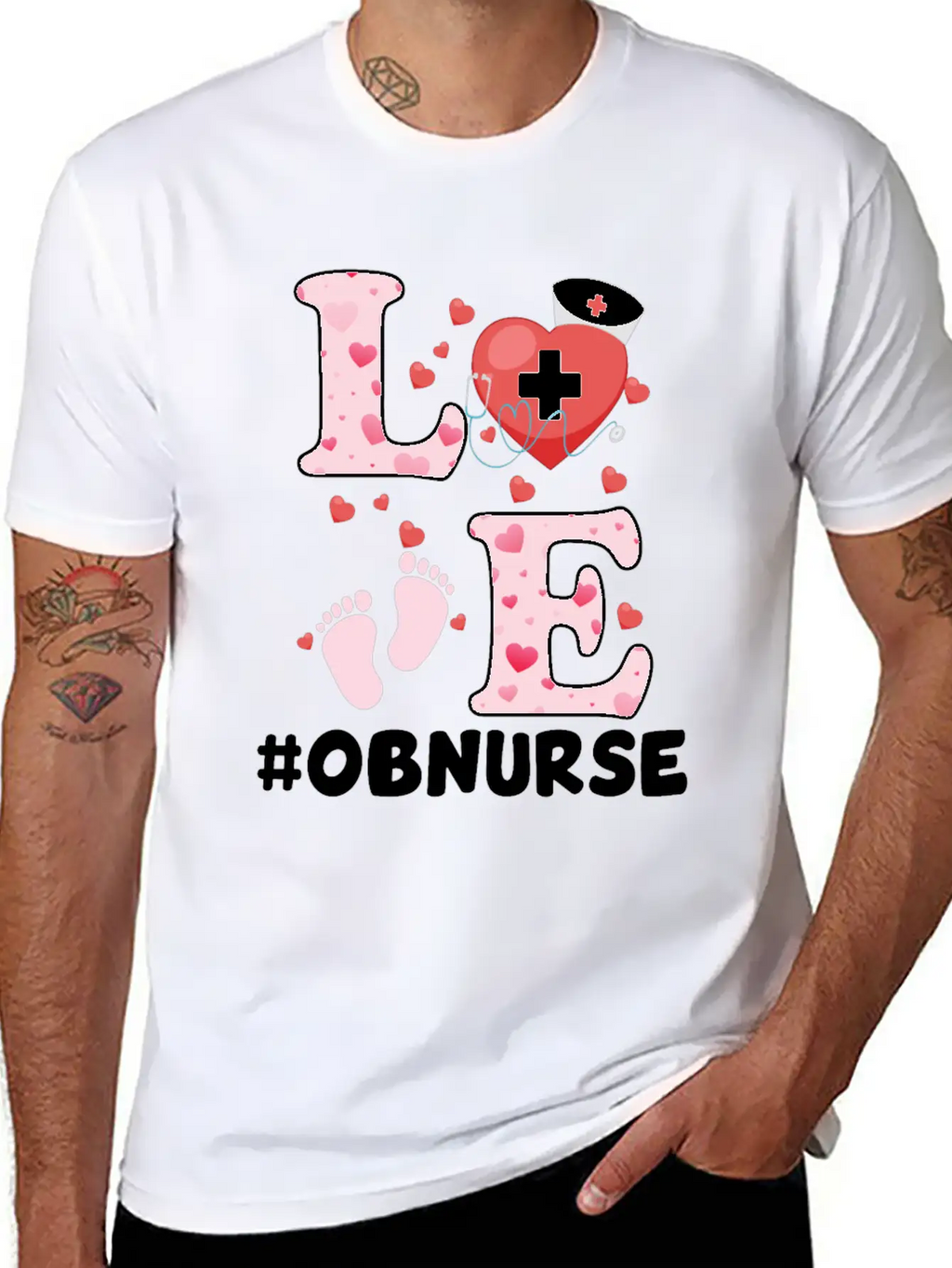 Cute OB Nurse Valentines Day Costume Essential Unisex Summer Tee – Soft Cotton Casual Fit