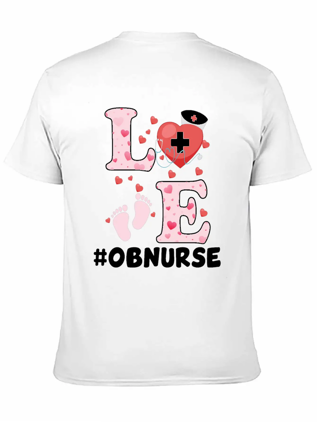 Cute OB Nurse Valentines Day Costume Essential Unisex Summer Tee – Soft Cotton Casual Fit