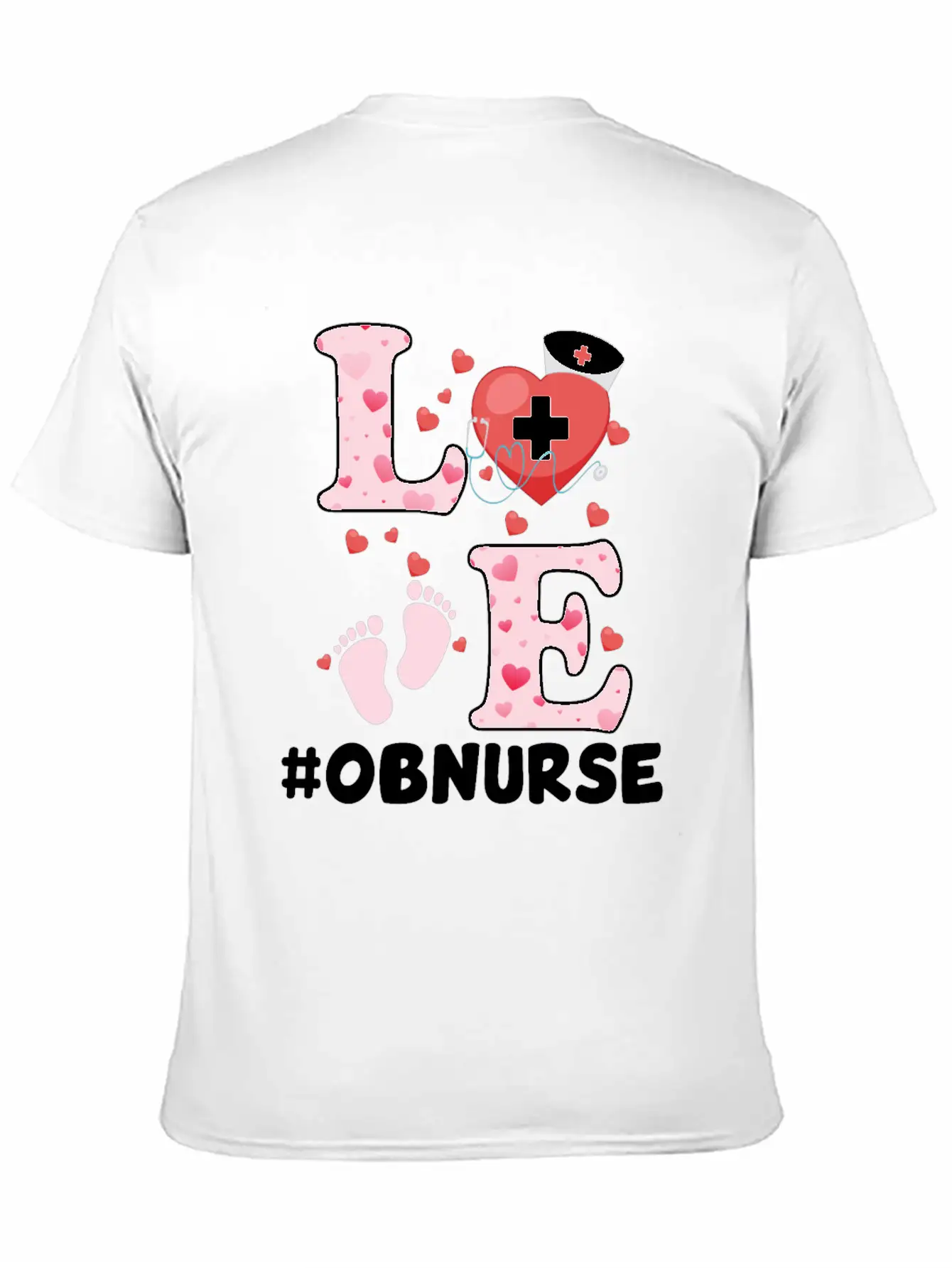 Cute OB Nurse Valentines Day Costume Essential Unisex Summer Tee – Soft Cotton Casual Fit