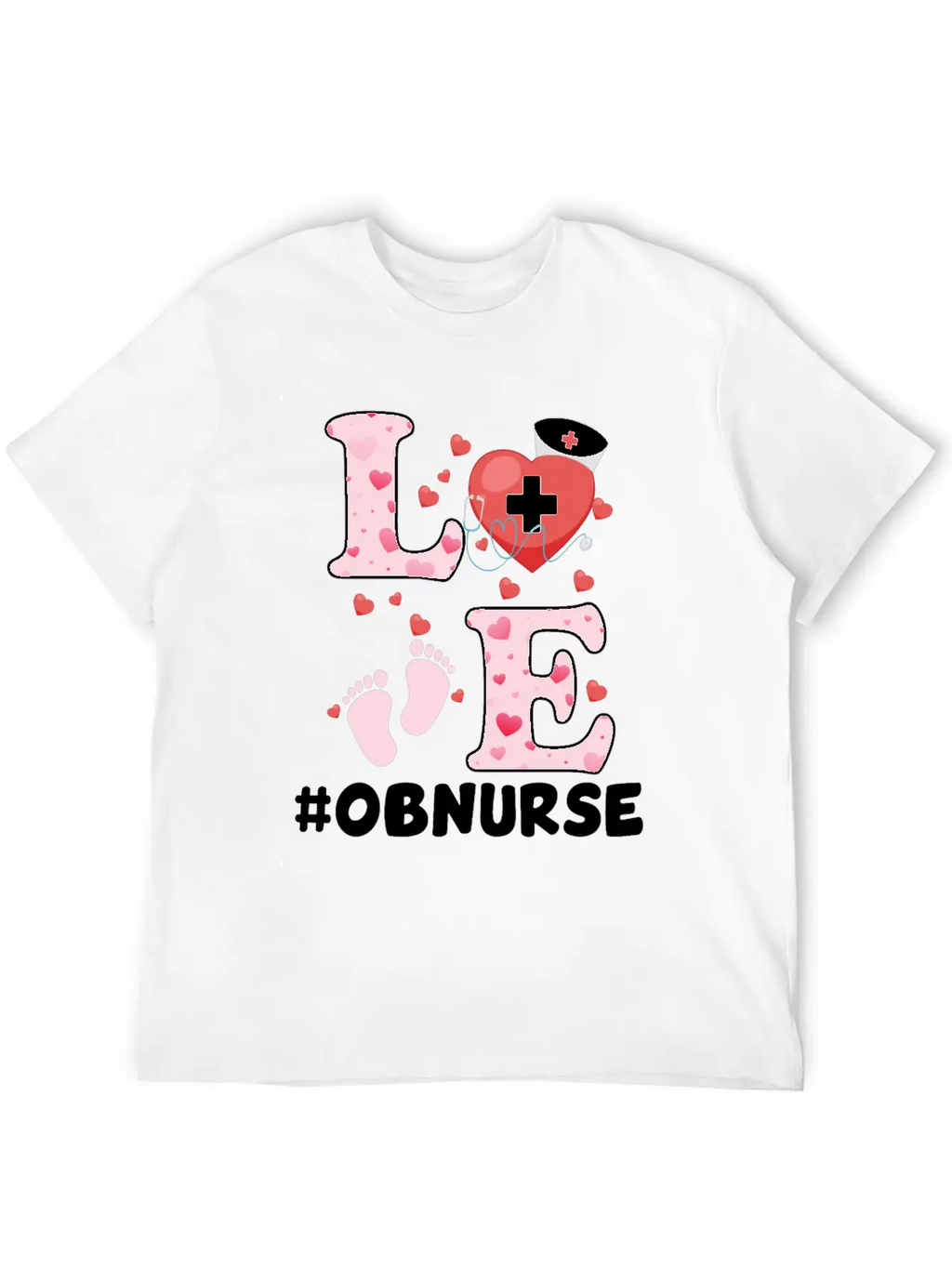 Cute OB Nurse Valentines Day Costume Essential Unisex Summer Tee – Soft Cotton Casual Fit
