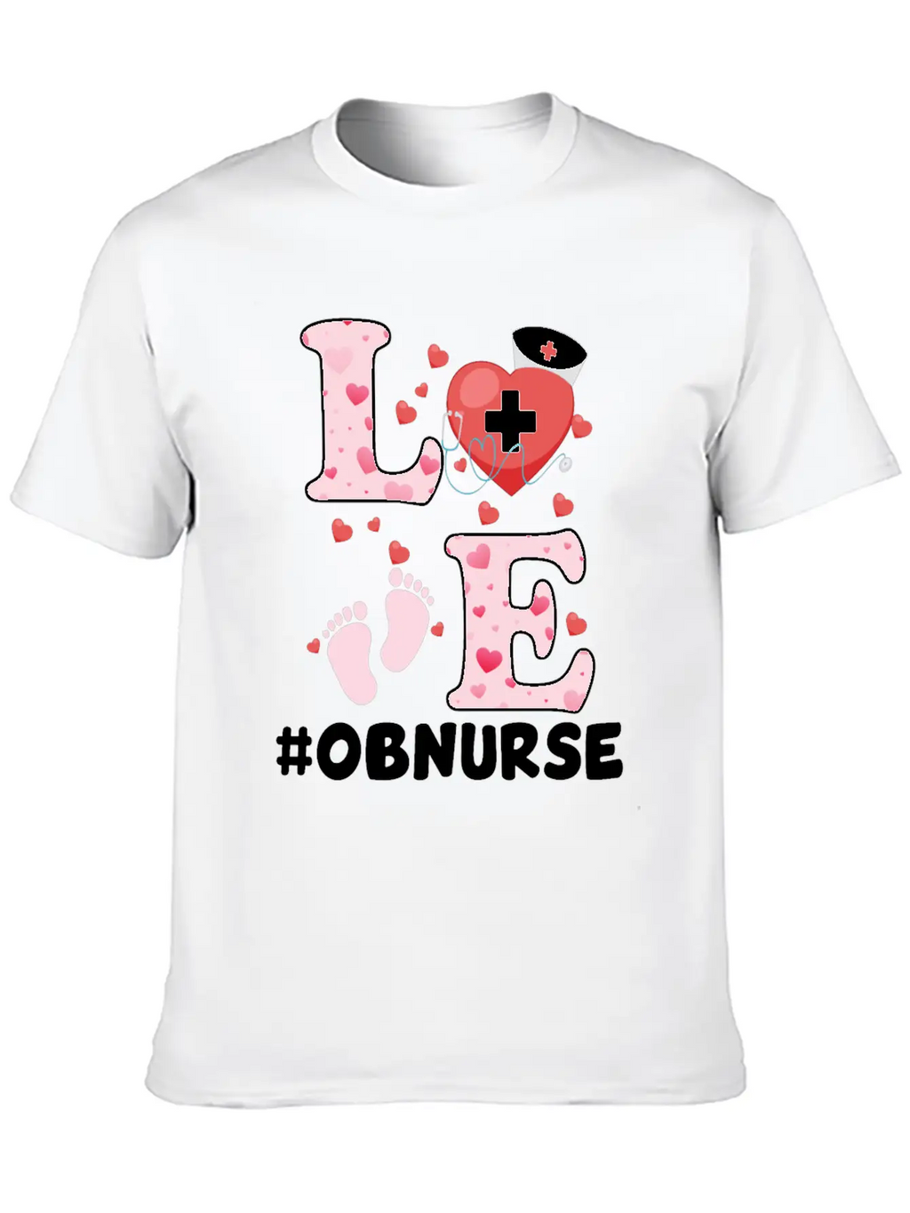 Cute OB Nurse Valentines Day Costume Essential Unisex Summer Tee – Soft Cotton Casual Fit