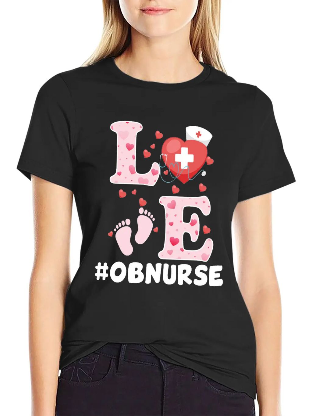 Cute OB Nurse Valentines Day Costume Essential Unisex Summer Tee – Soft Cotton Casual Fit