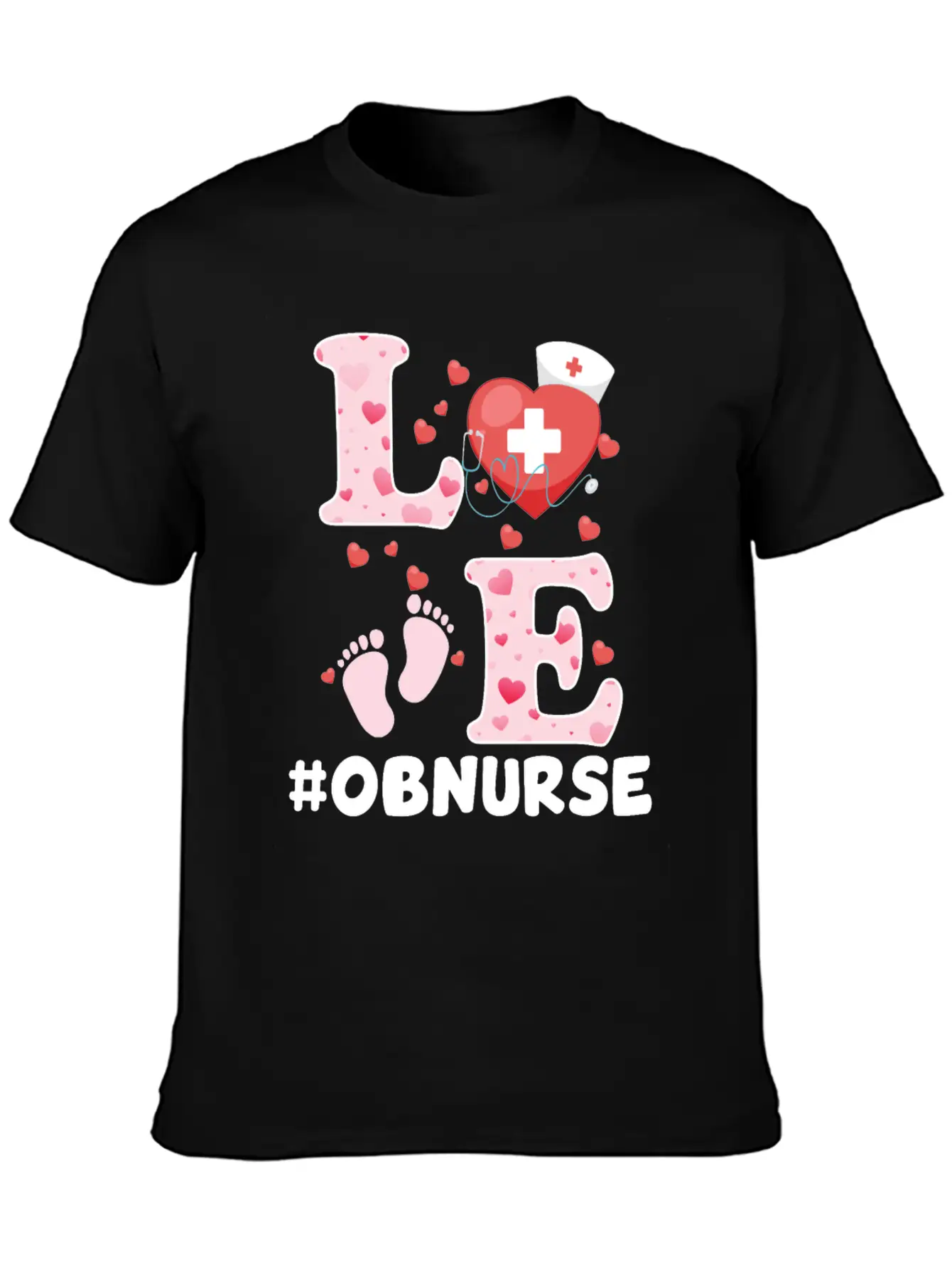 Cute OB Nurse Valentines Day Costume Essential Unisex Summer Tee – Soft Cotton Casual Fit