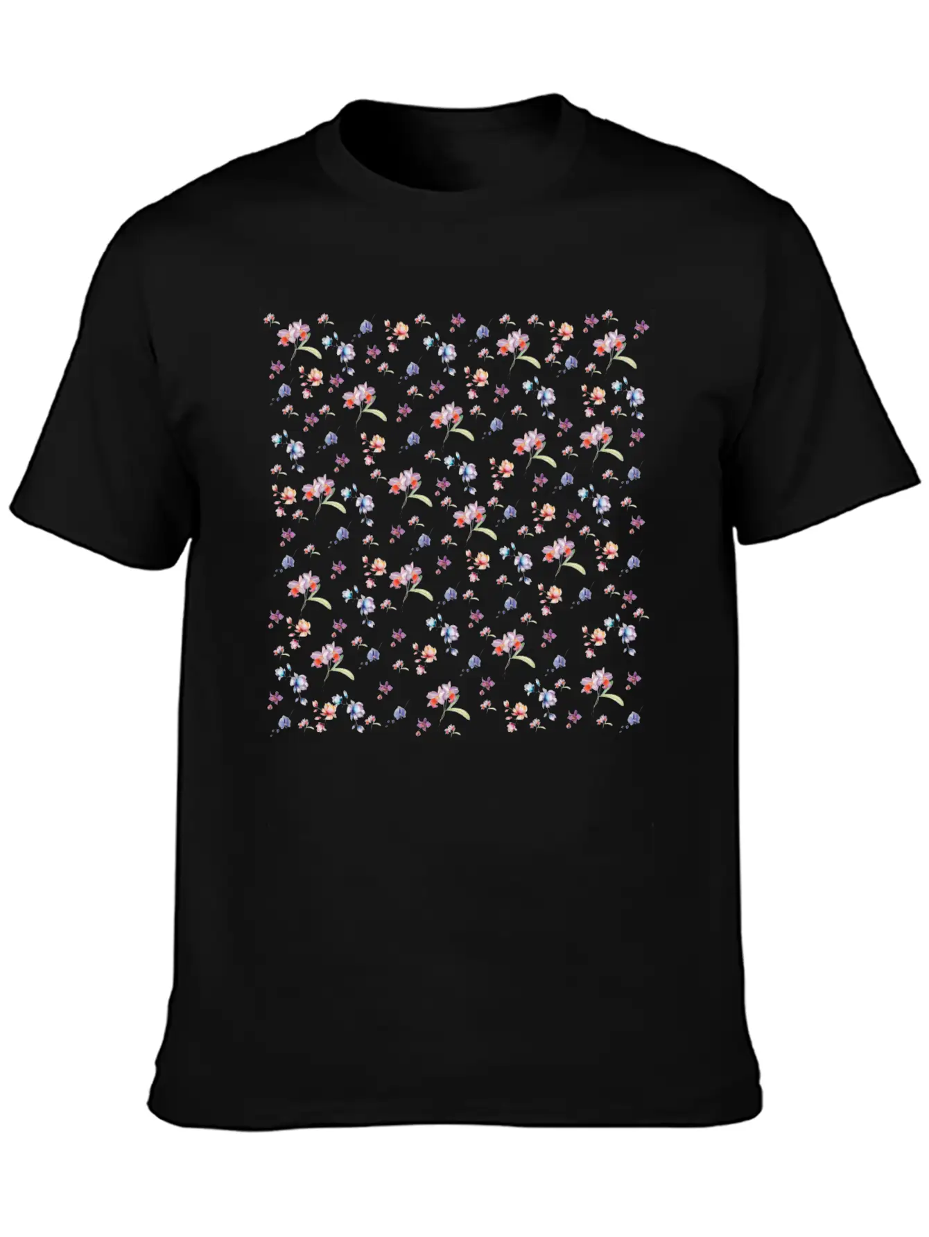 Cute Orchids Flower Gift - Flower Lover Gift Basic Graphic T-Shirt – Daily Comfort In Soft Cotton