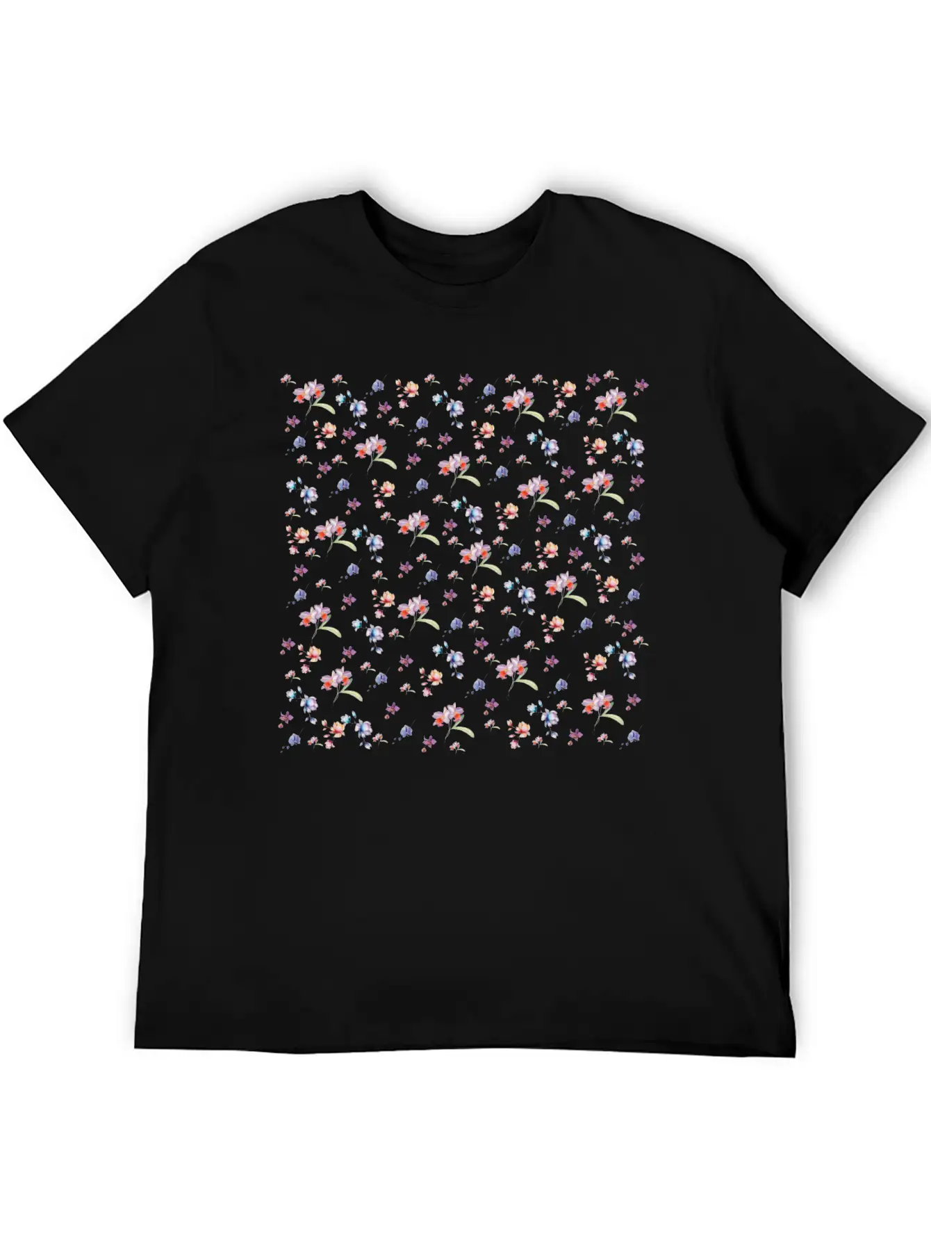 Cute Orchids Flower Gift - Flower Lover Gift Basic Graphic T-Shirt – Daily Comfort In Soft Cotton