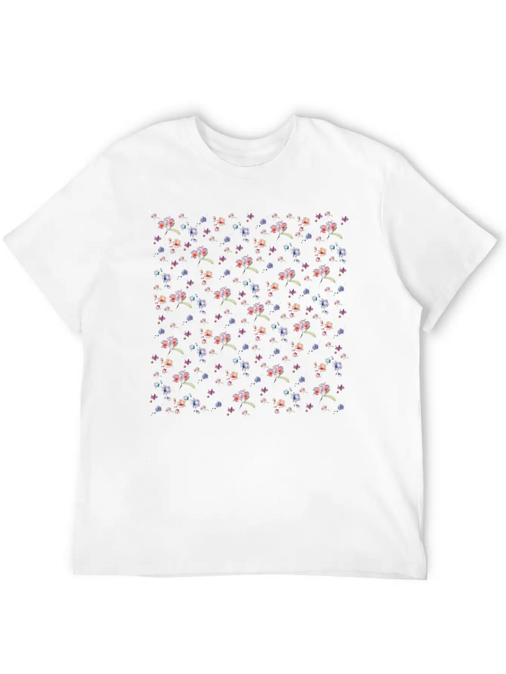 Cute Orchids Flower Gift - Flower Lover Gift Basic Graphic T-Shirt – Daily Comfort In Soft Cotton