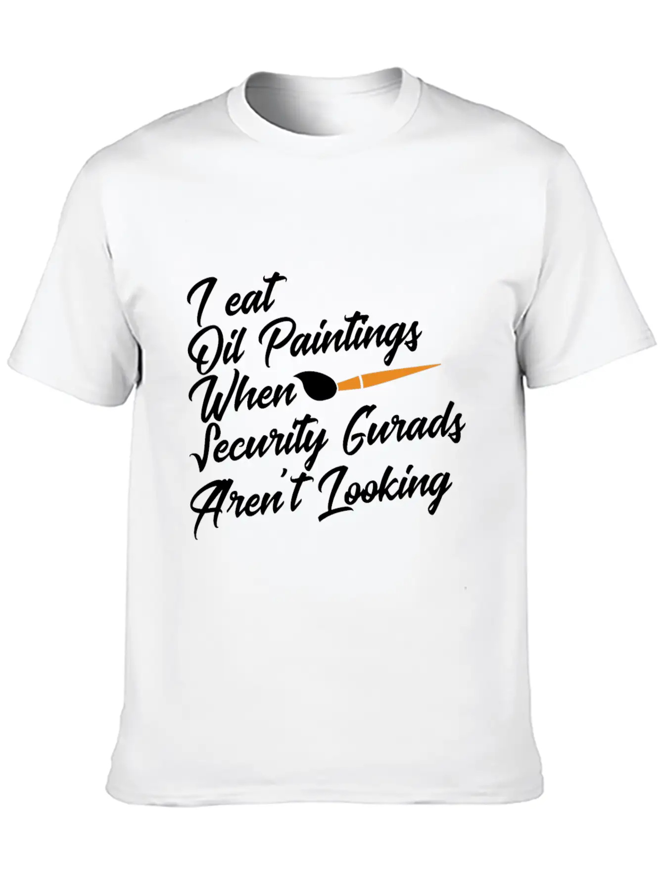 Cute Pigments Painter Sketch Watercolour Artwork Essential Cotton Tee For Daily Outfits – Unisex Style