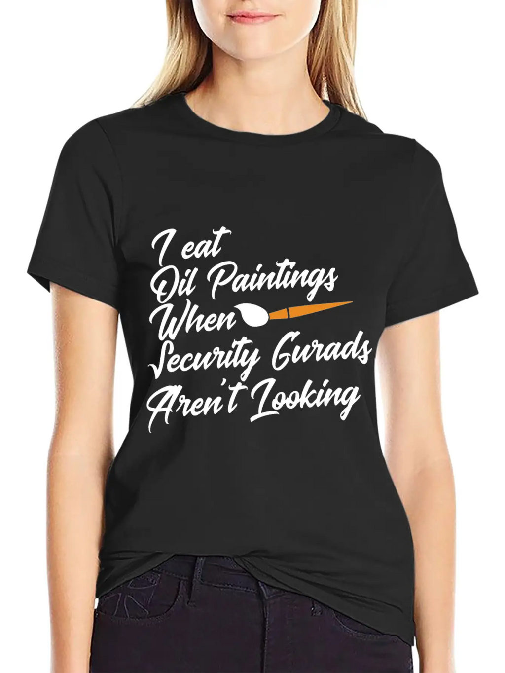 Cute Pigments Painter Sketch Watercolour Artwork Essential Cotton Tee For Daily Outfits – Unisex Style