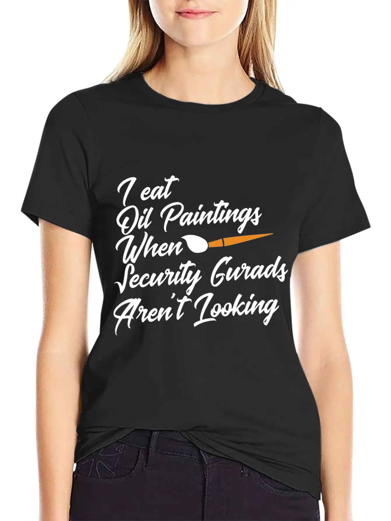 Cute Pigments Painter Sketch Watercolour Artwork Essential Cotton Tee For Daily Outfits – Unisex Style