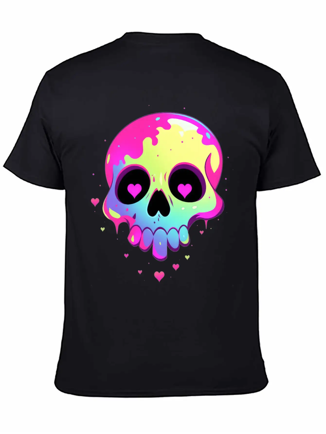 Cute Punk Skull / Kawaii Punk Skull Classic Cotton Tee – Unisex Comfort For Any Season
