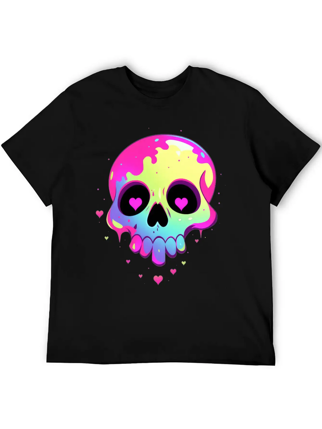 Cute Punk Skull / Kawaii Punk Skull Classic Cotton Tee – Unisex Comfort For Any Season