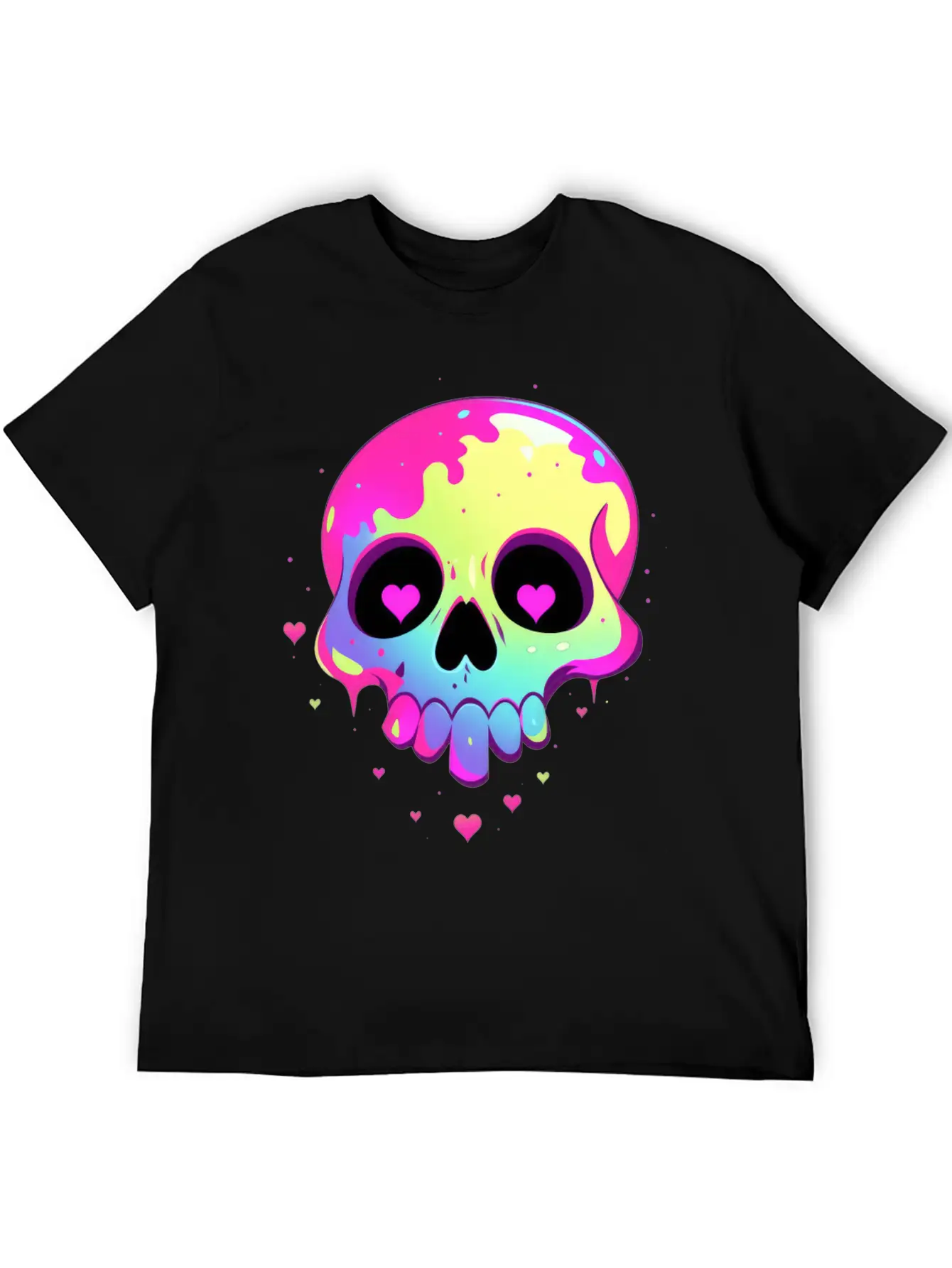 Cute Punk Skull / Kawaii Punk Skull Classic Cotton Tee – Unisex Comfort For Any Season
