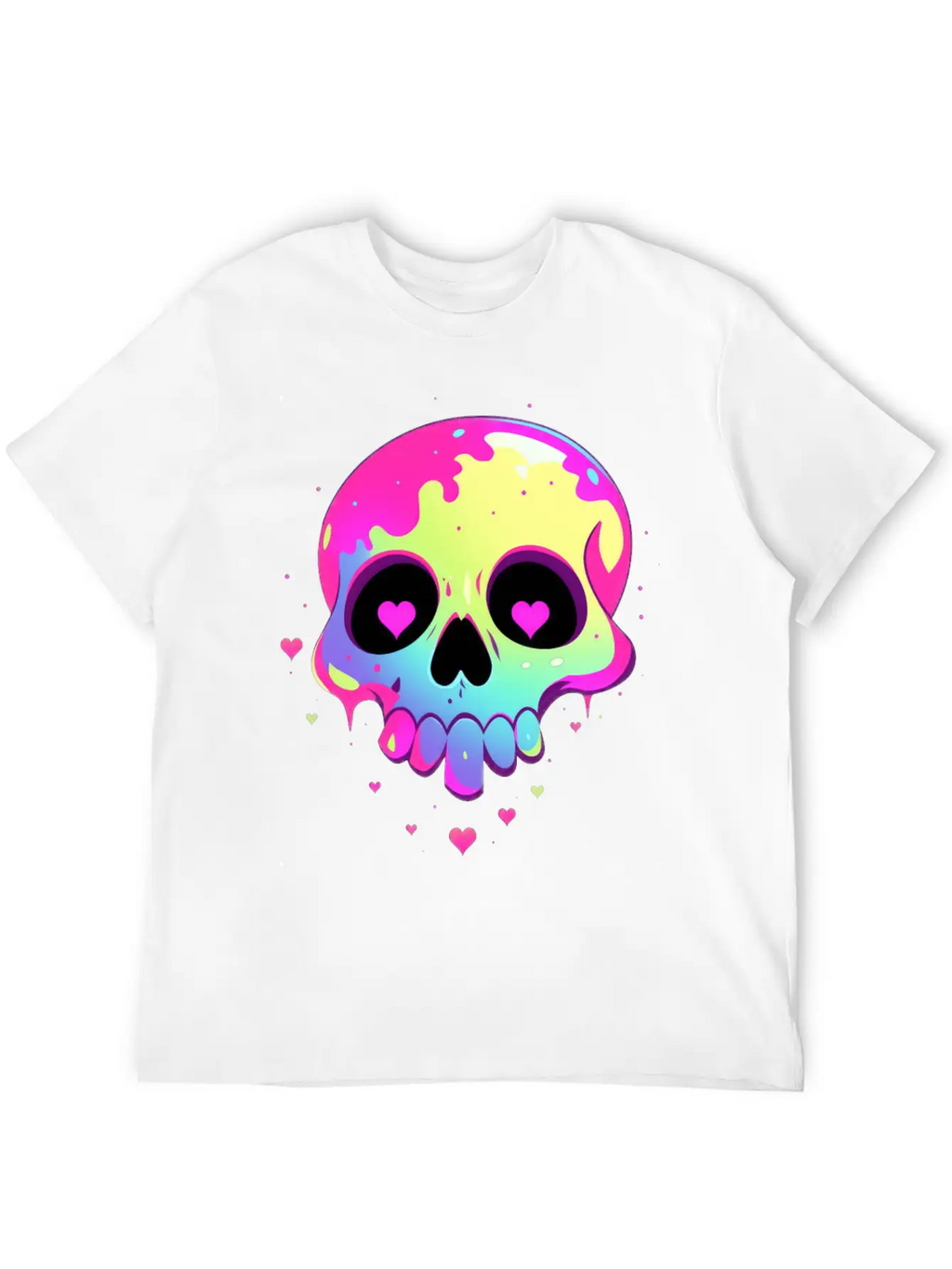 Cute Punk Skull / Kawaii Punk Skull Classic Cotton Tee – Unisex Comfort For Any Season