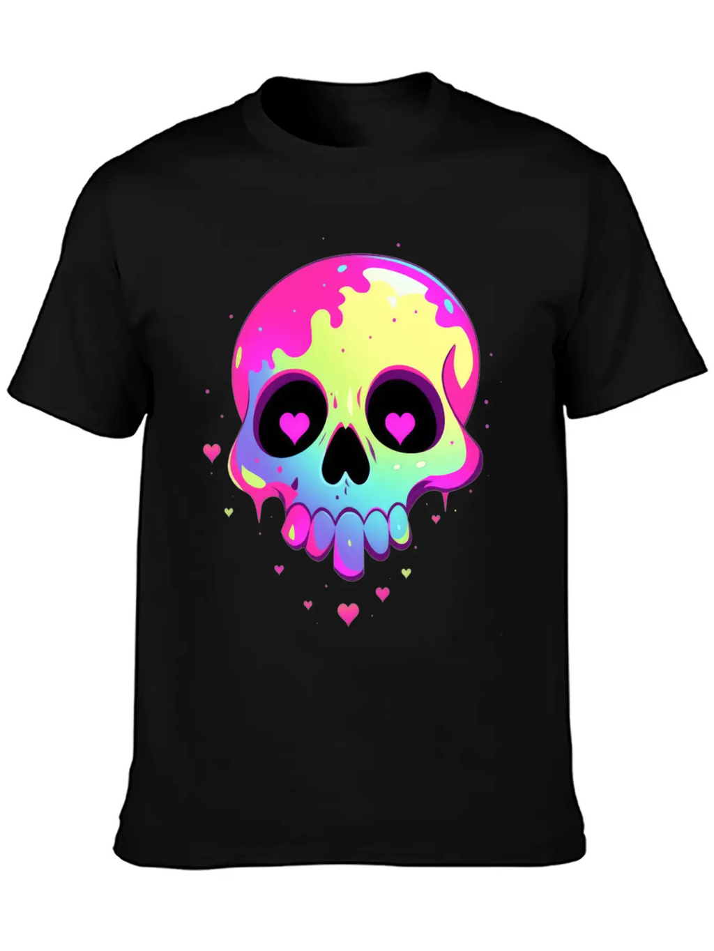 Cute Punk Skull / Kawaii Punk Skull Classic Cotton Tee – Unisex Comfort For Any Season