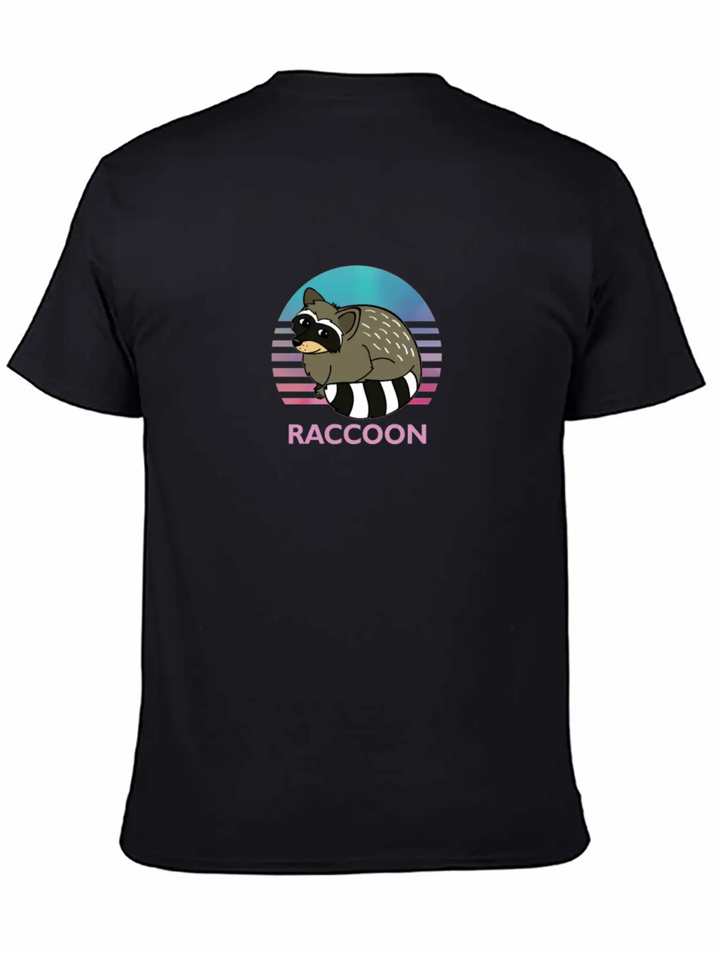 Cute Raccoon Animal Art Animals Graphic Wildlife Breathable Soft Cotton T-Shirt – Timeless Casual Look