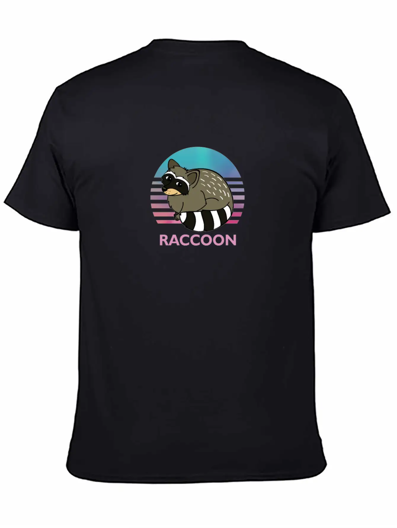 Cute Raccoon Animal Art Animals Graphic Wildlife Breathable Soft Cotton T-Shirt – Timeless Casual Look