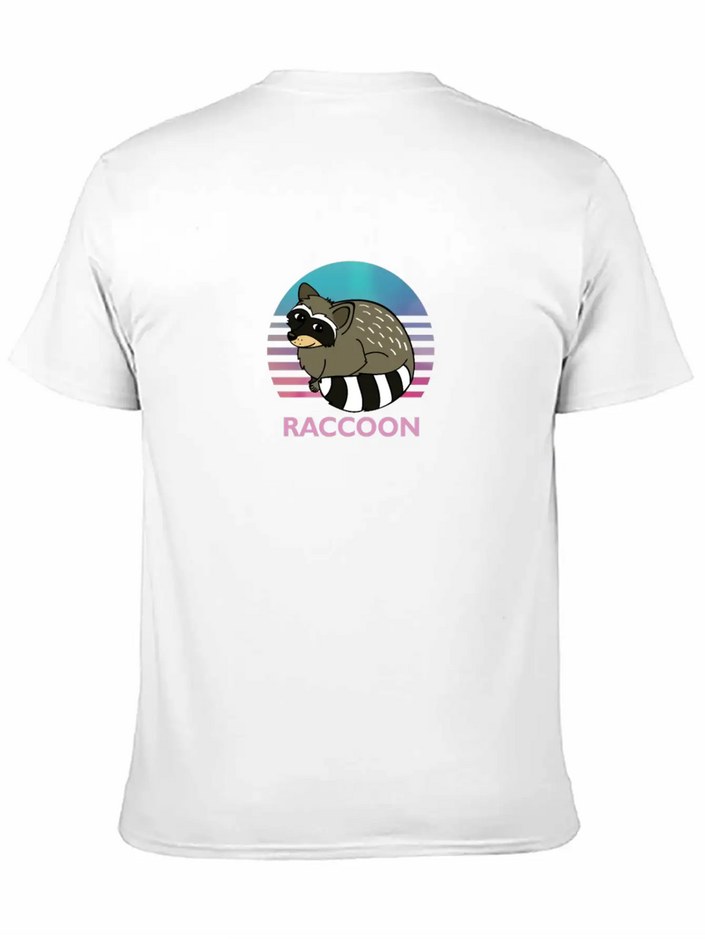 Cute Raccoon Animal Art Animals Graphic Wildlife Breathable Soft Cotton T-Shirt – Timeless Casual Look