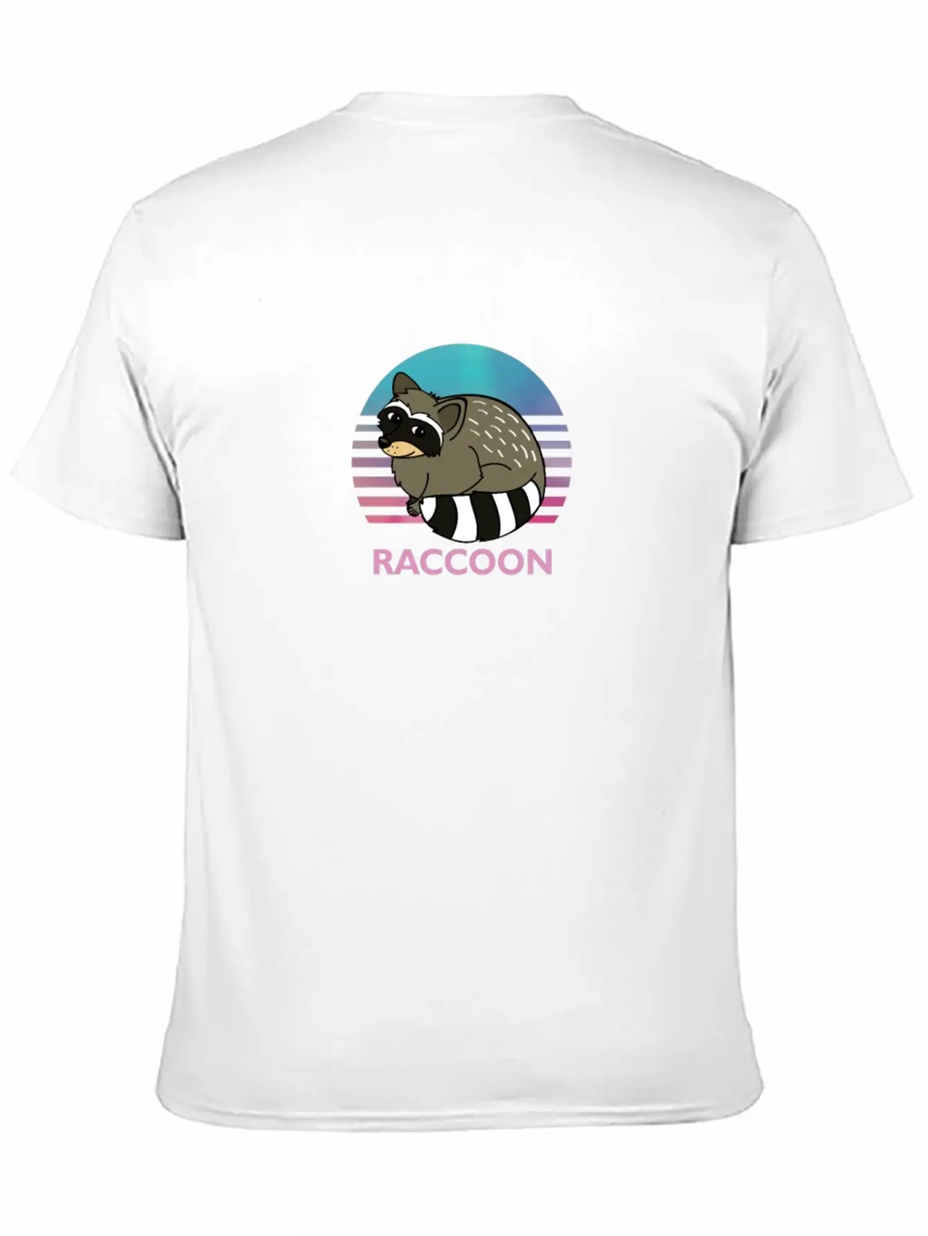 Cute Raccoon Animal Art Animals Graphic Wildlife Breathable Soft Cotton T-Shirt – Timeless Casual Look