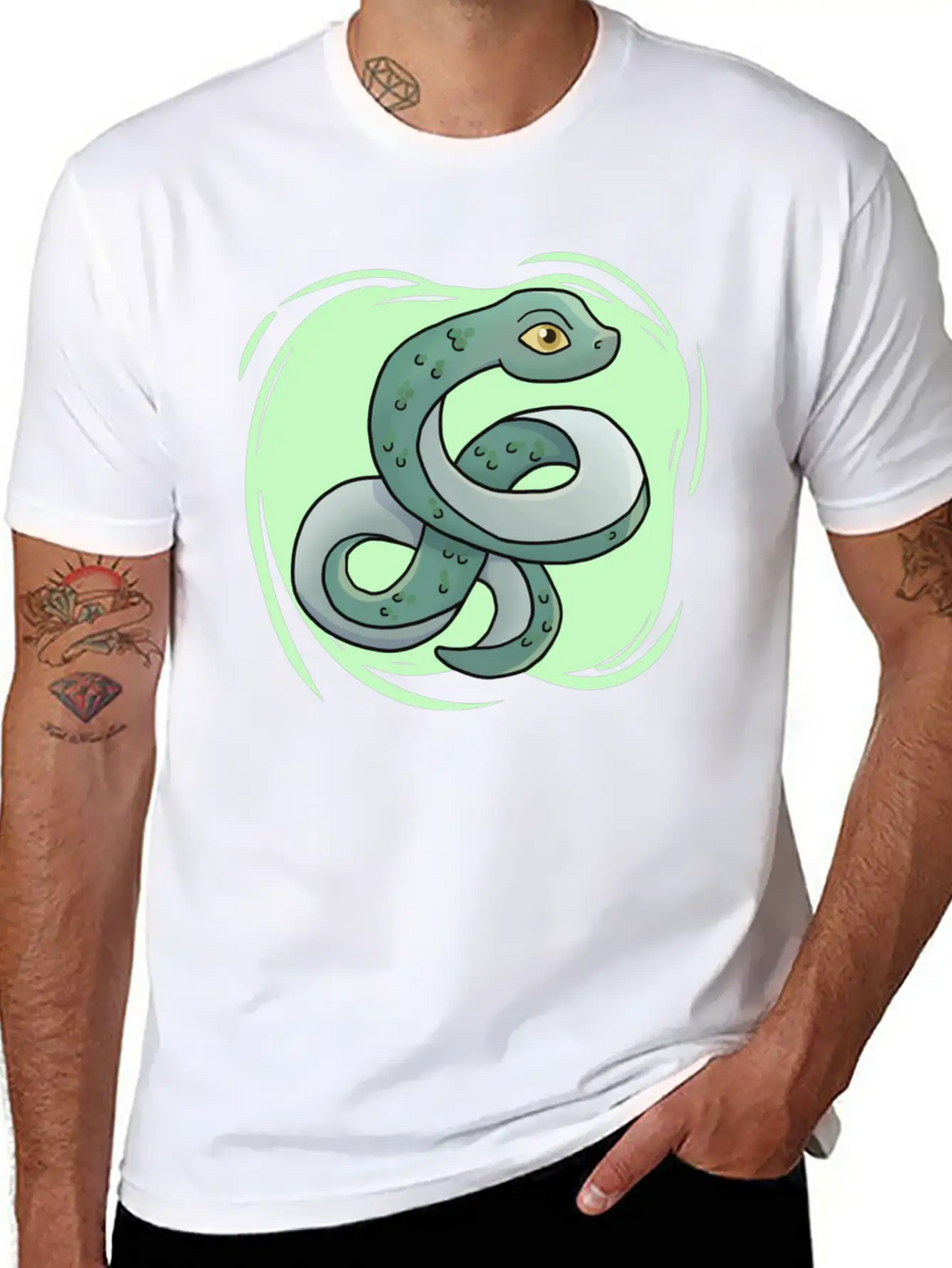 Cute Snake Boys Snake Breathable Soft Cotton T-Shirt – Timeless Casual Look
