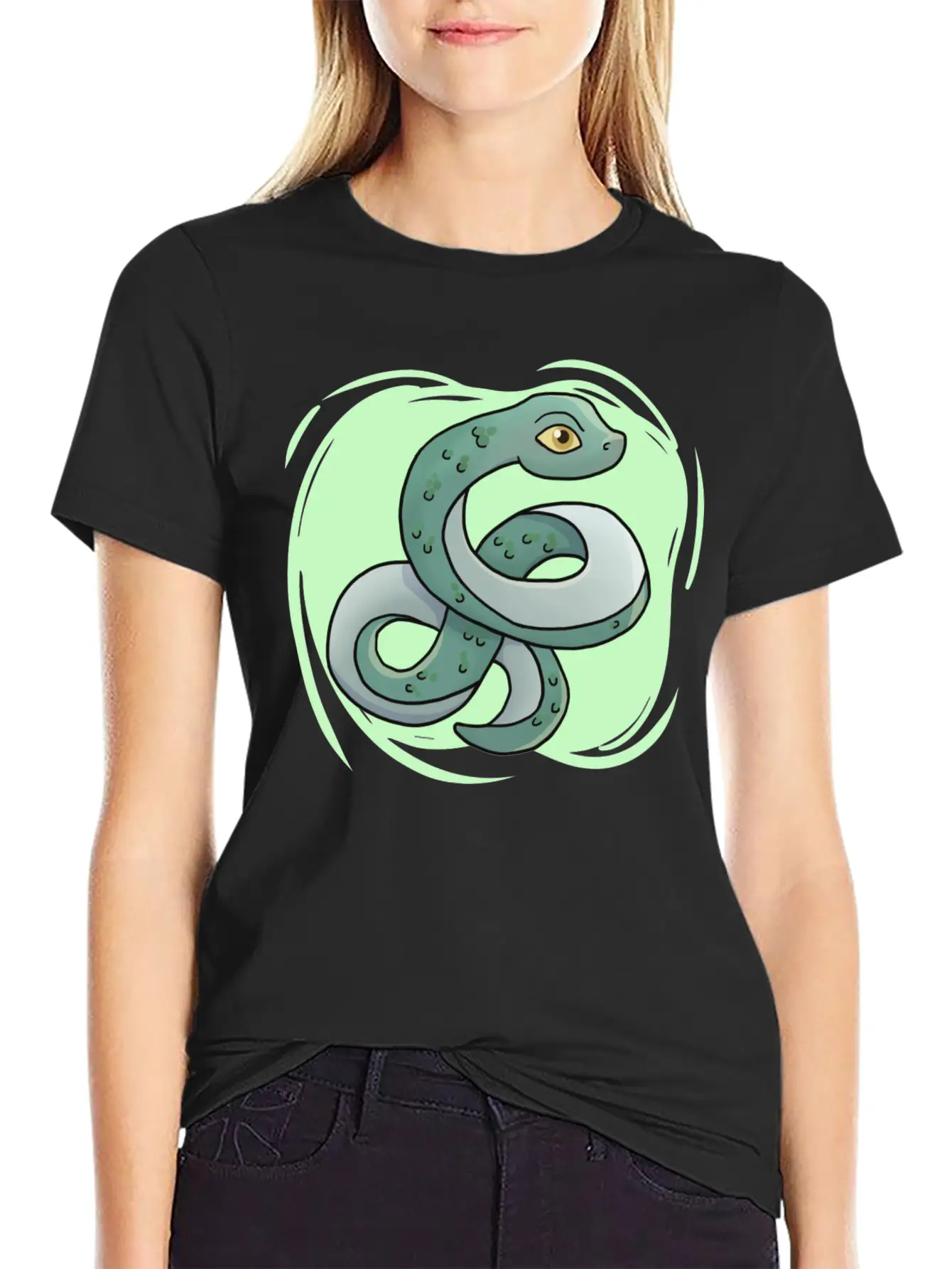 Cute Snake Boys Snake Breathable Soft Cotton T-Shirt – Timeless Casual Look
