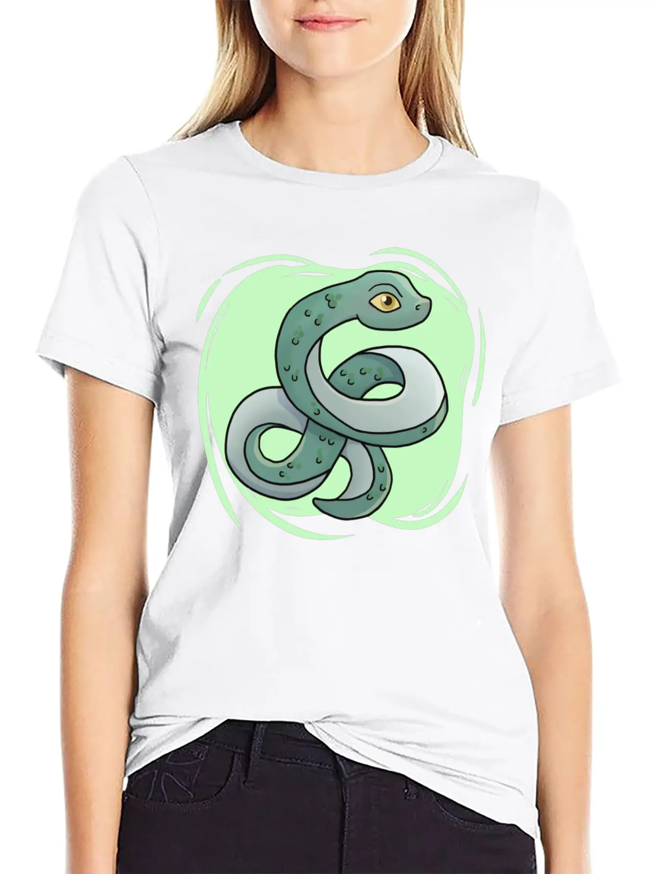 Cute Snake Boys Snake Breathable Soft Cotton T-Shirt – Timeless Casual Look