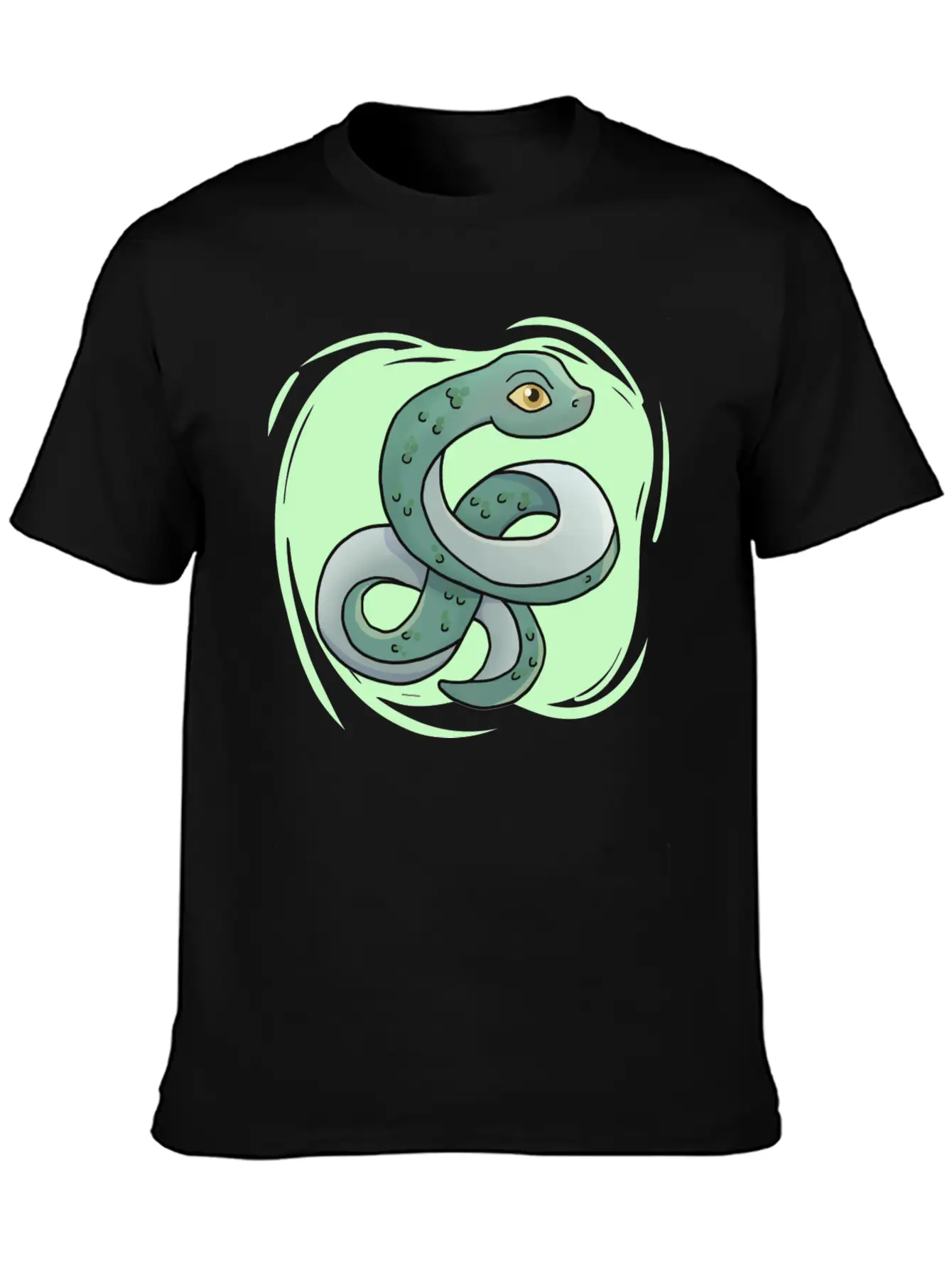 Cute Snake Boys Snake Breathable Soft Cotton T-Shirt – Timeless Casual Look