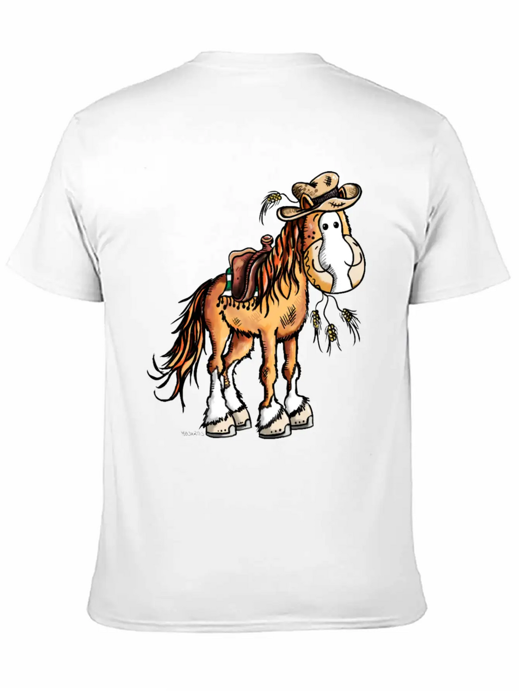 Cute Western Horse - Horses - Gift - Cowboy Basic Graphic T-Shirt – Daily Comfort In Soft Cotton
