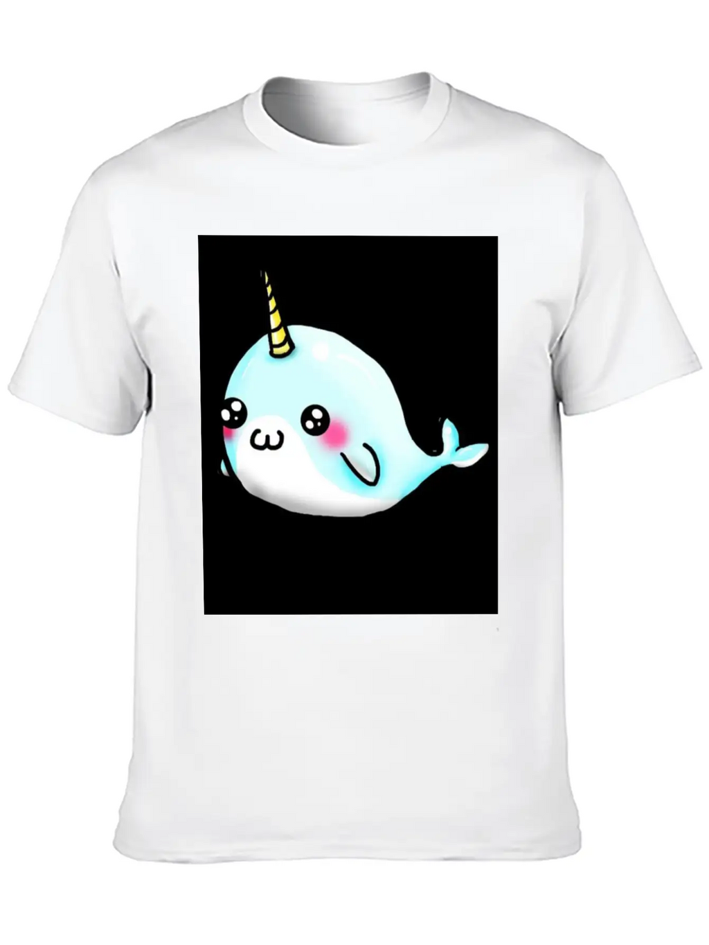 Cute Whale Stylish Everyday T-Shirt – Unisex Basic Cotton Tee