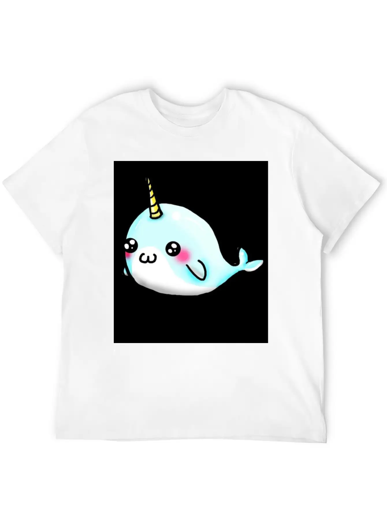 Cute Whale Stylish Everyday T-Shirt – Unisex Basic Cotton Tee
