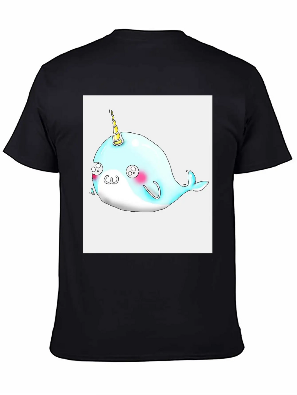 Cute Whale Stylish Everyday T-Shirt – Unisex Basic Cotton Tee