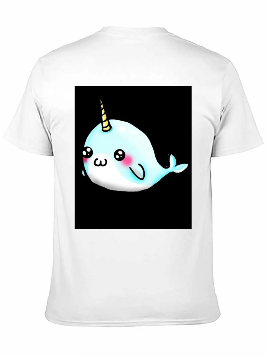 Cute Whale Stylish Everyday T-Shirt – Unisex Basic Cotton Tee